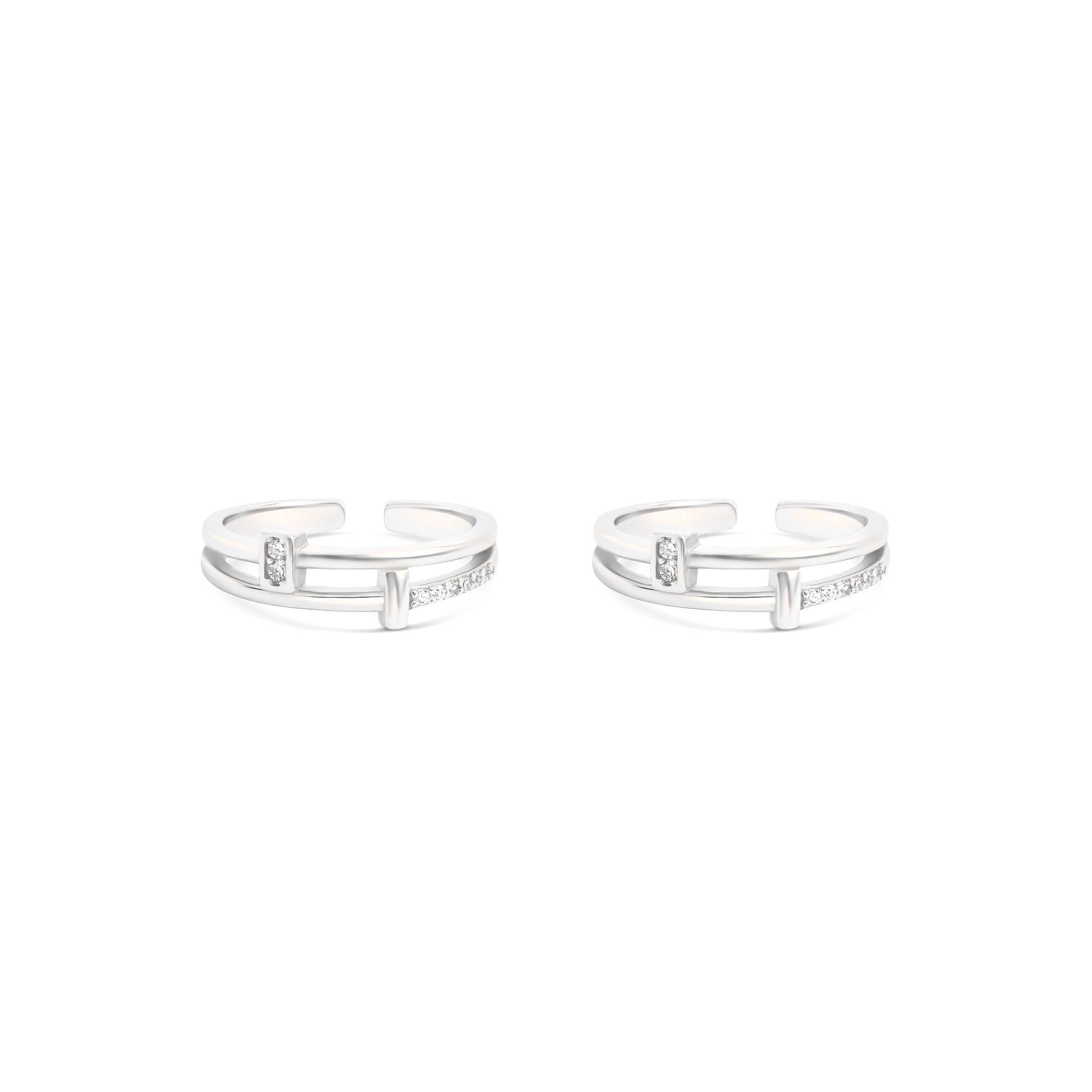 Verona Silver Toe Ring