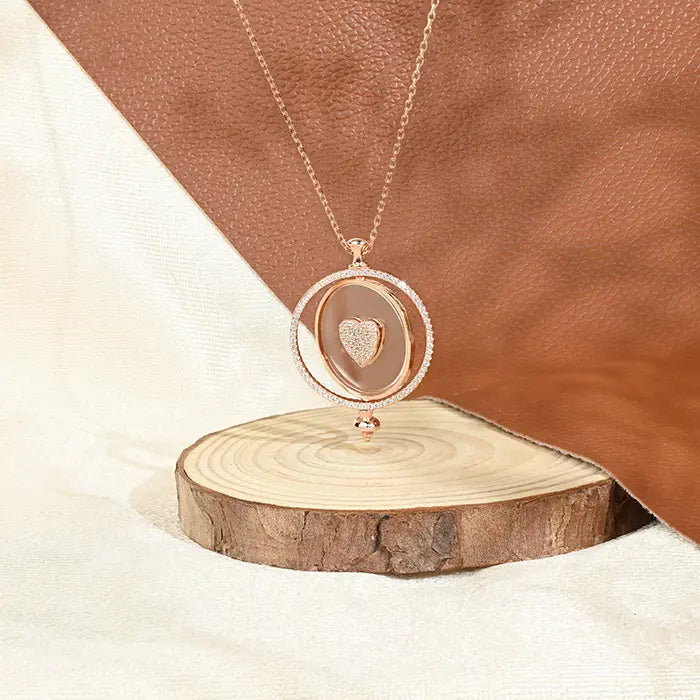 Floating Heart Necklace