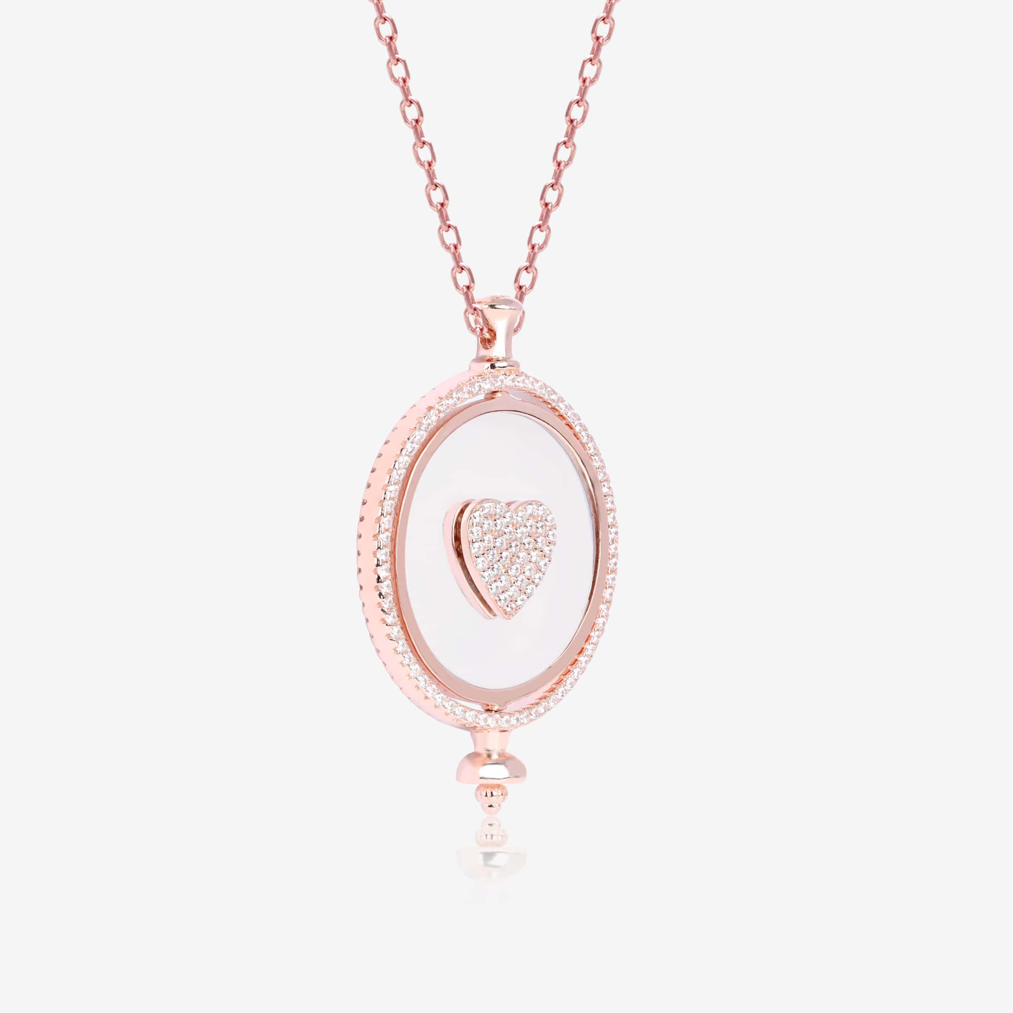 Moving Heart Necklace