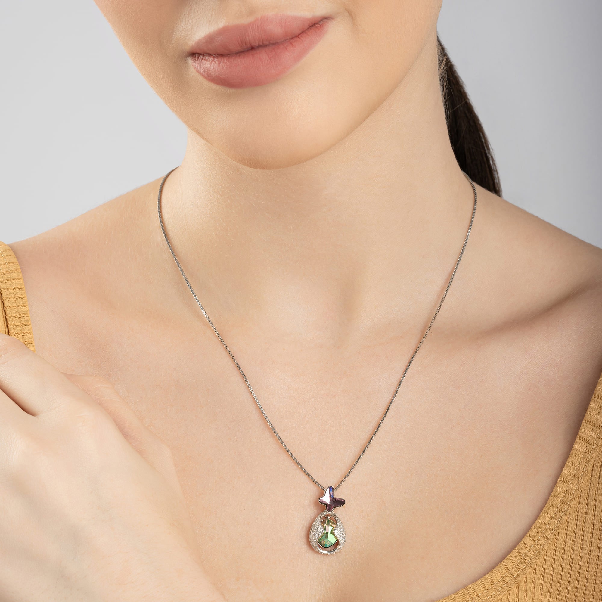 Butterfly Prism Necklace