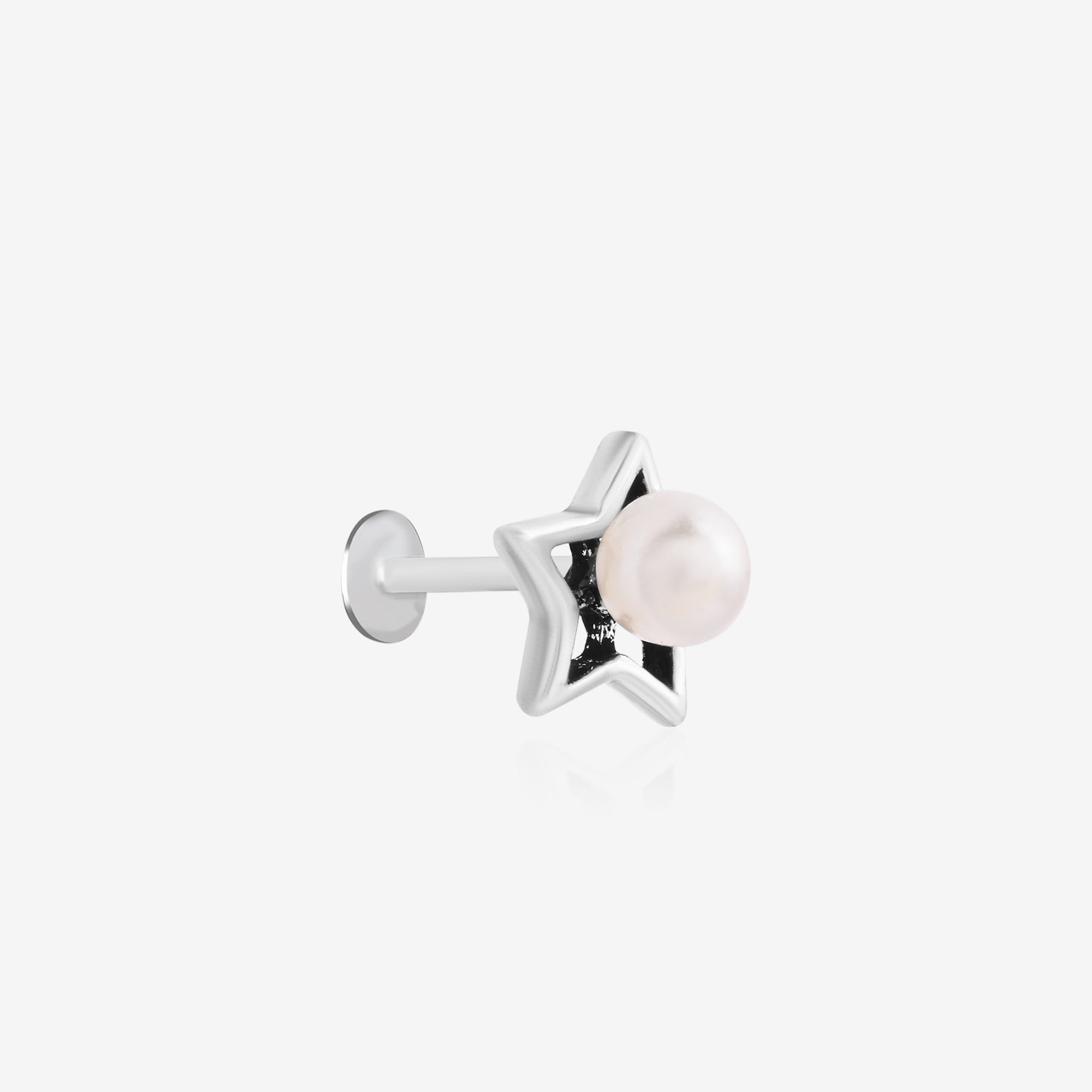 Starry Pearl Spark Nose Pin