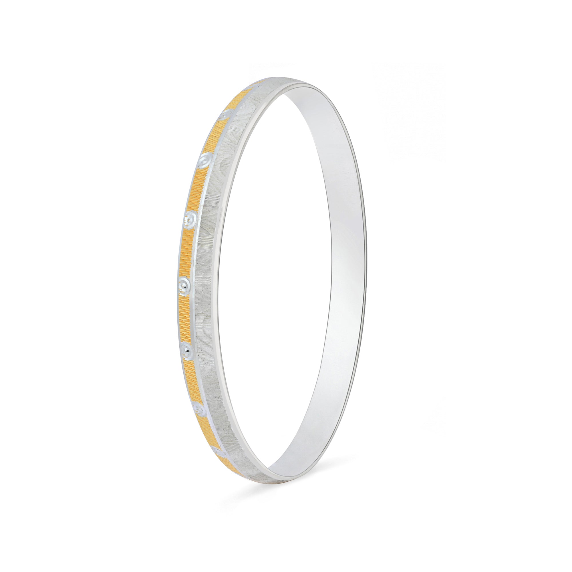 Dual-Tone Silver Kada