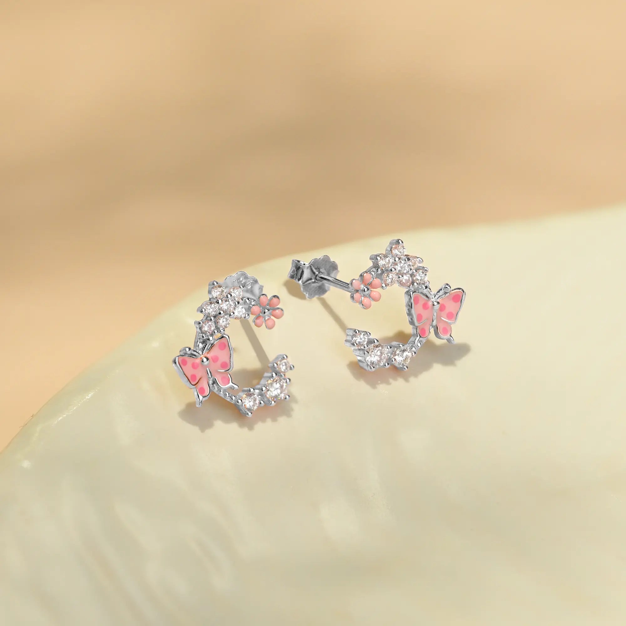 silver earring studs