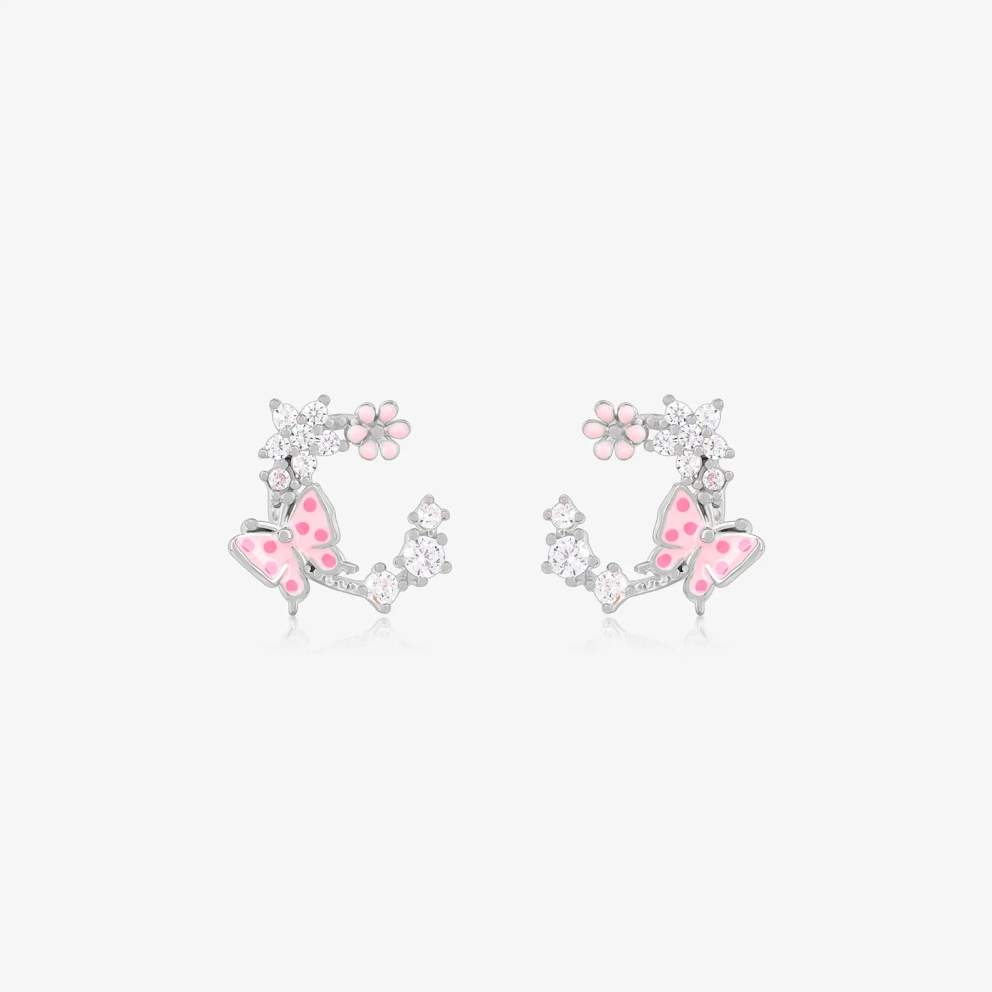 silver earrings