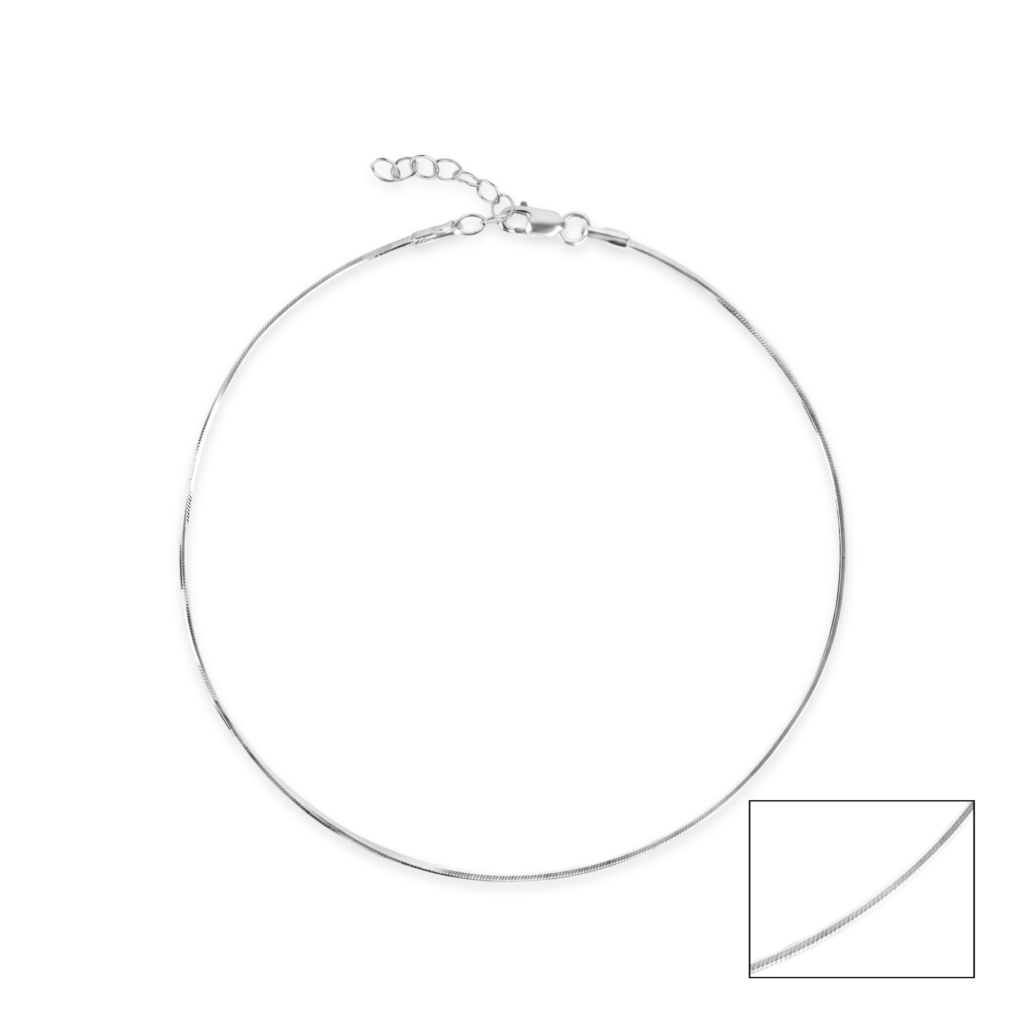 Sleek Fluid Link Anklet