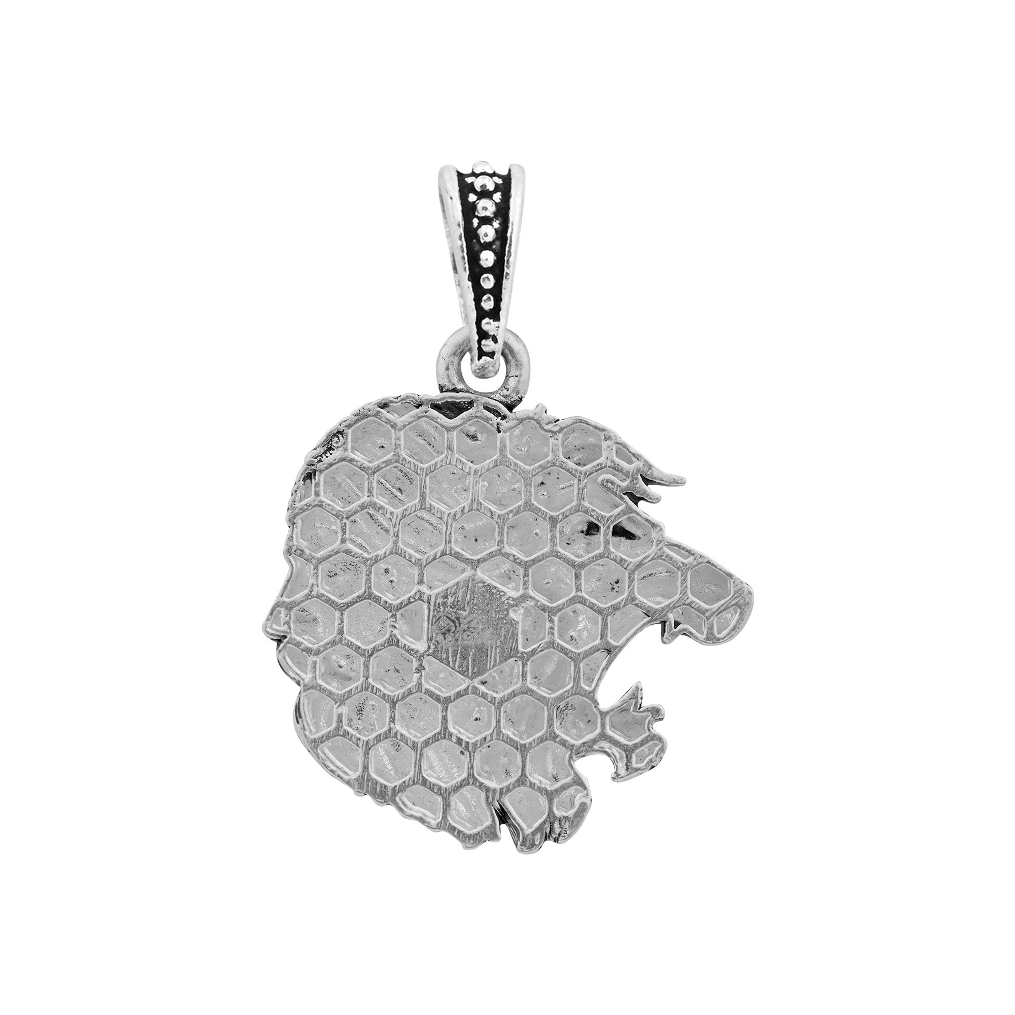Shivaji Maharaj Lion Silver Pendant