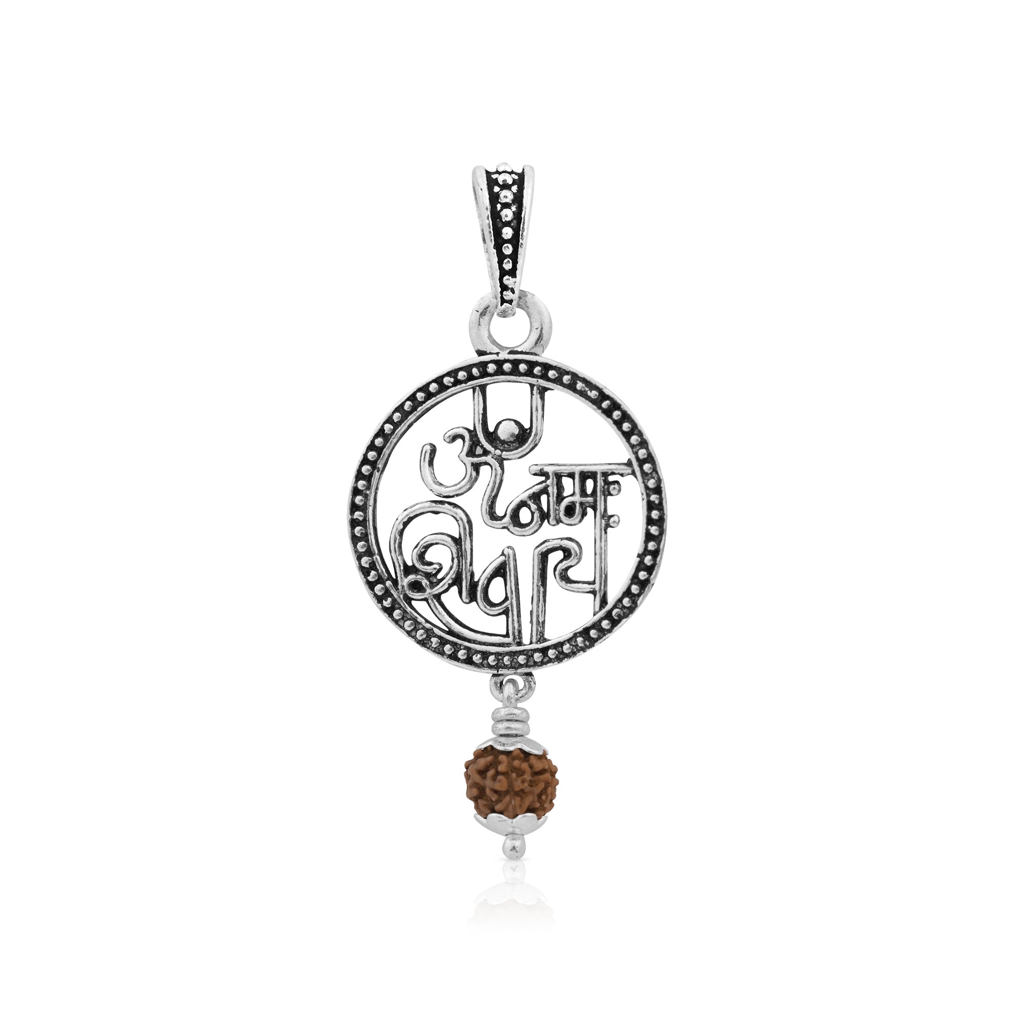 Om Namah Shivaya Silver Pendant
