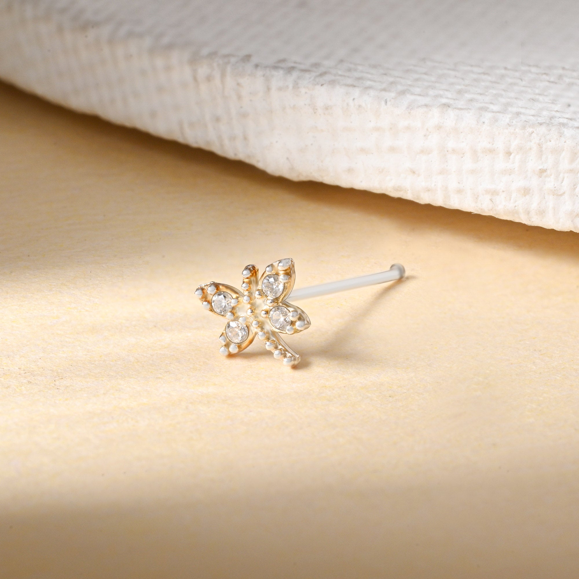 Butterfly Bling Nose Pin