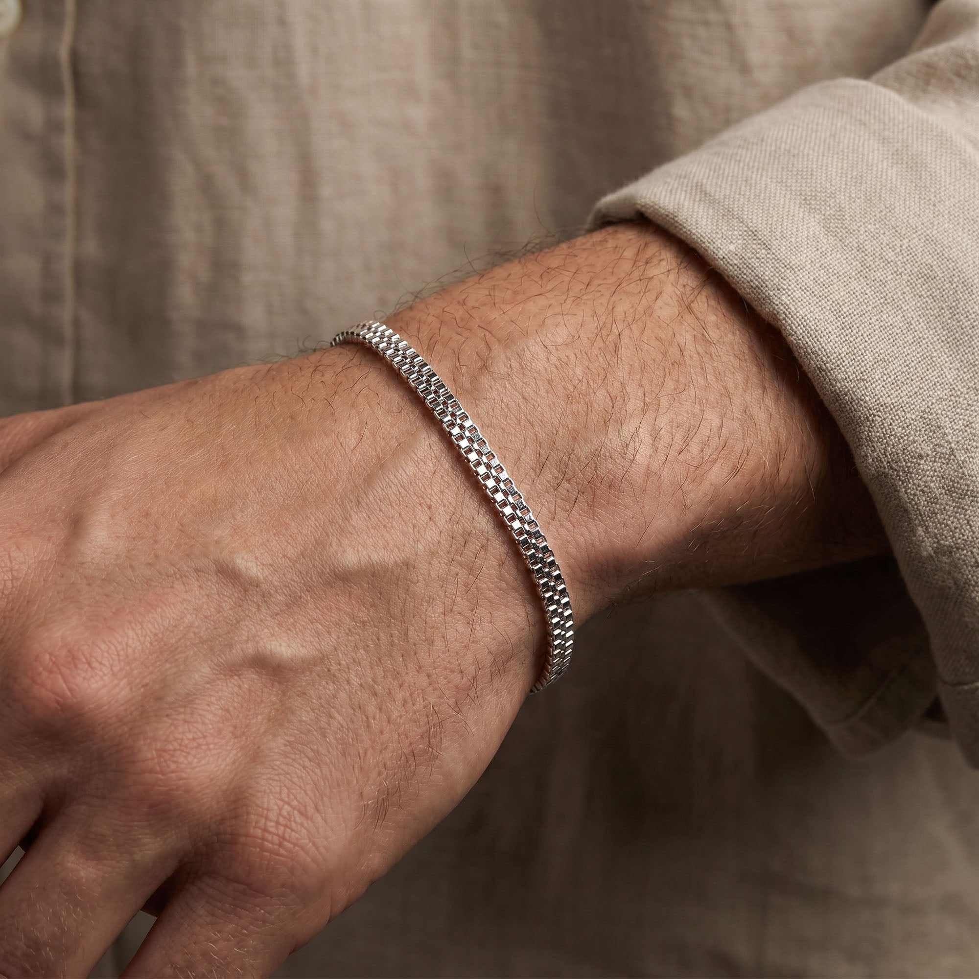Classic Mesh Men's Bracelet