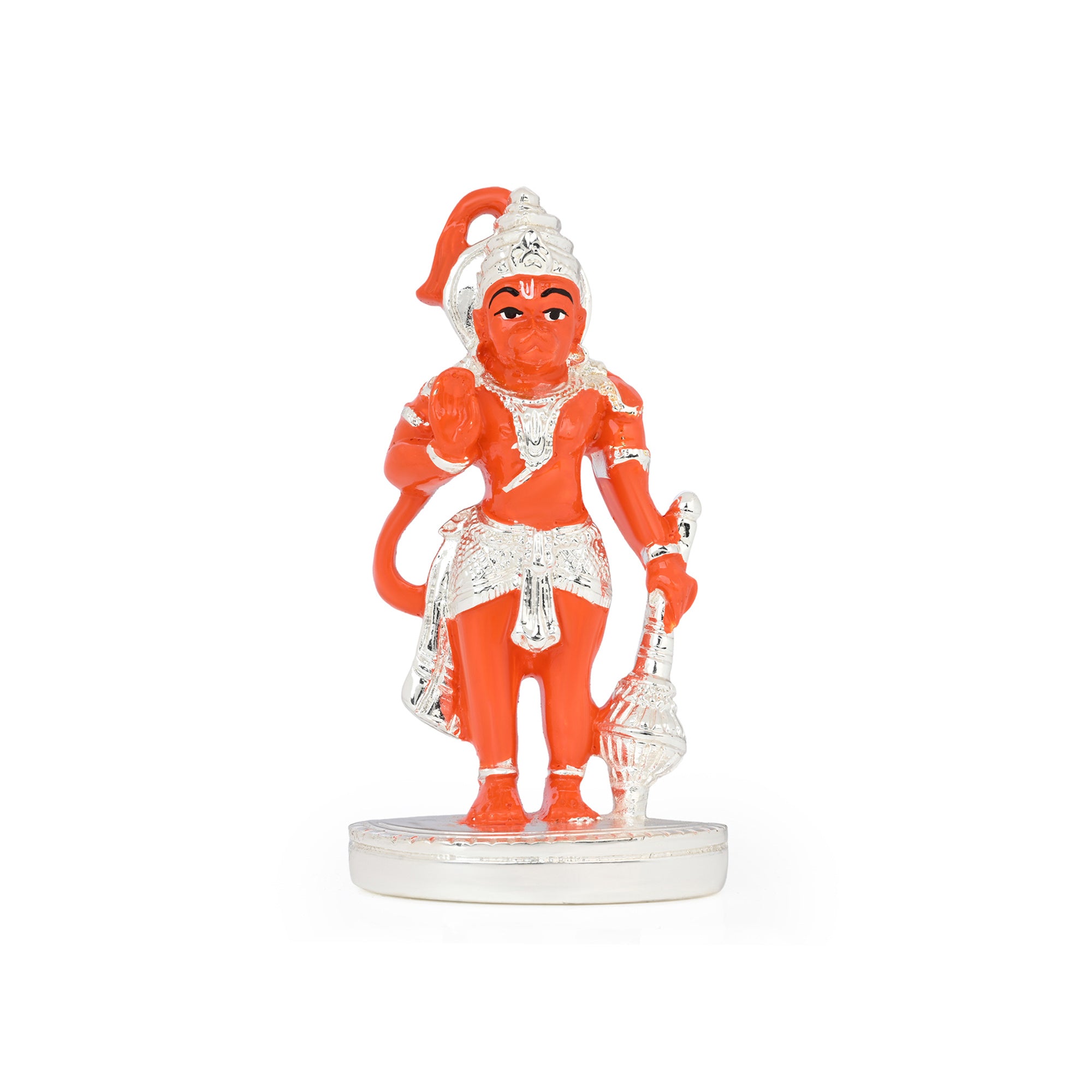999 Silver Plated Hanuman Ji Idol