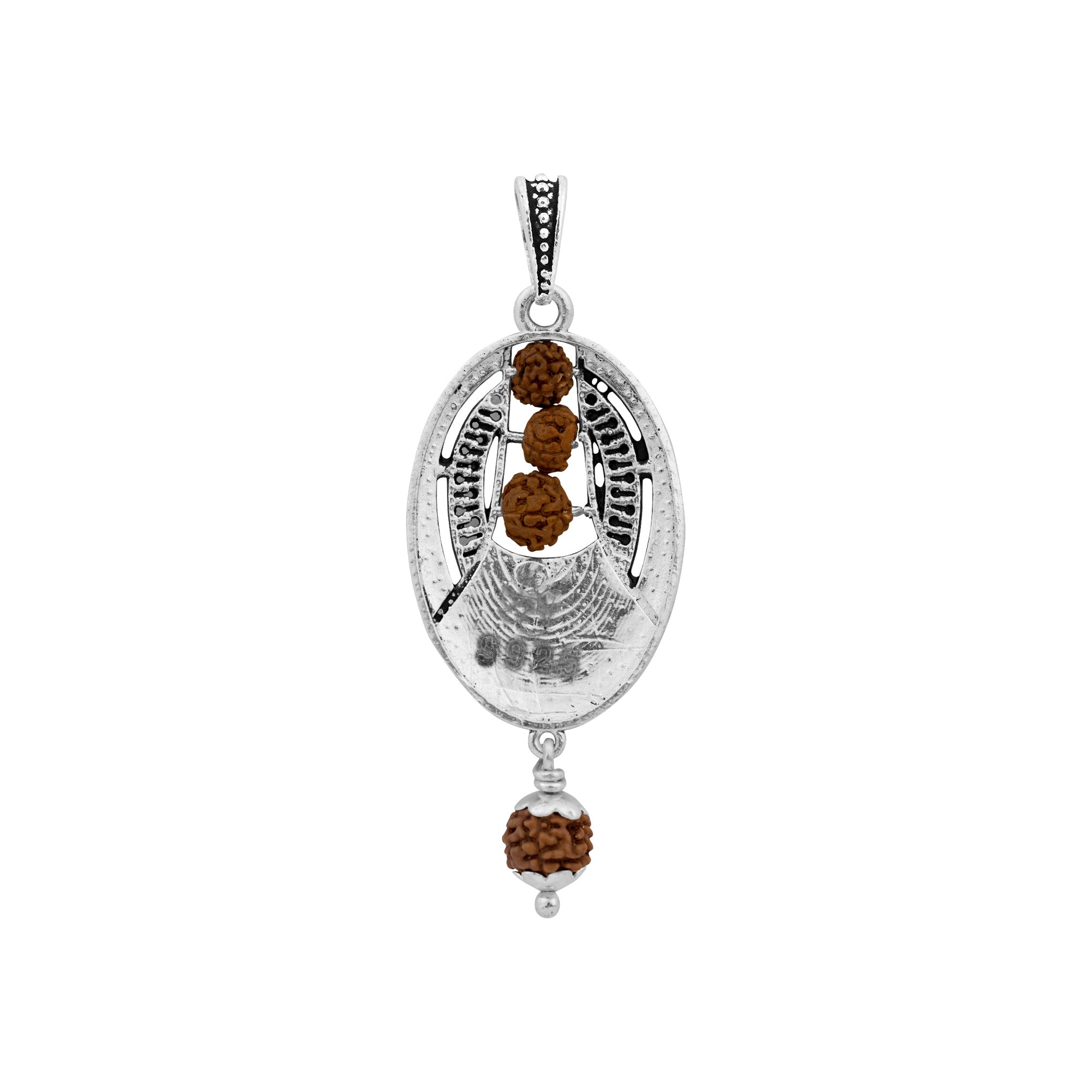 Om Rudraksha Men's Pendant