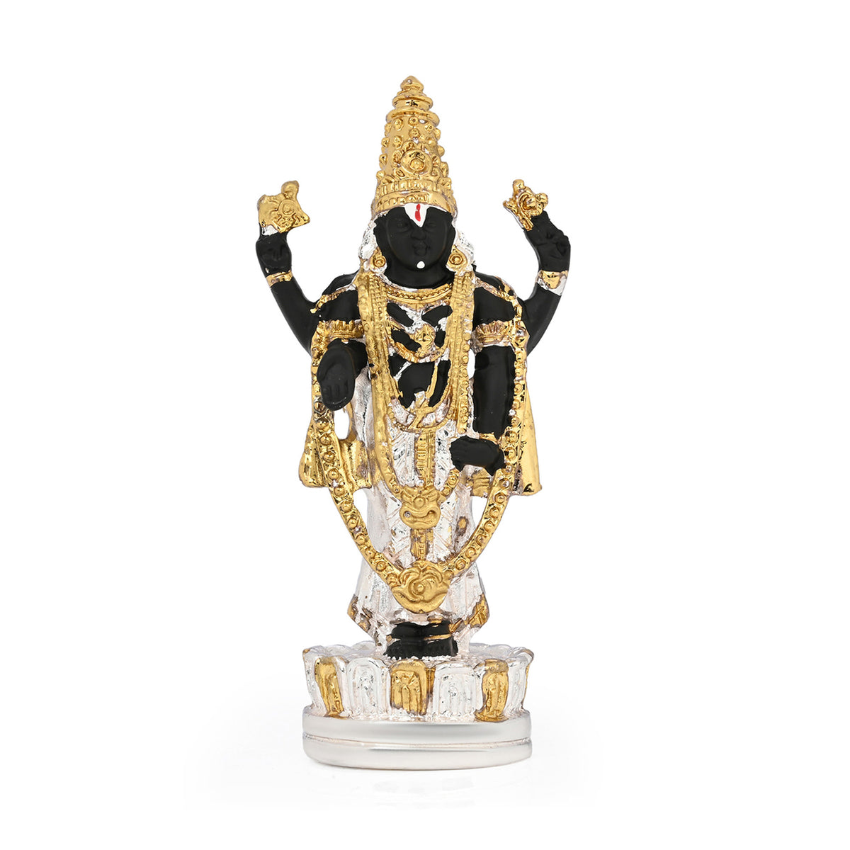 999 Silver Plated Balaji Idol