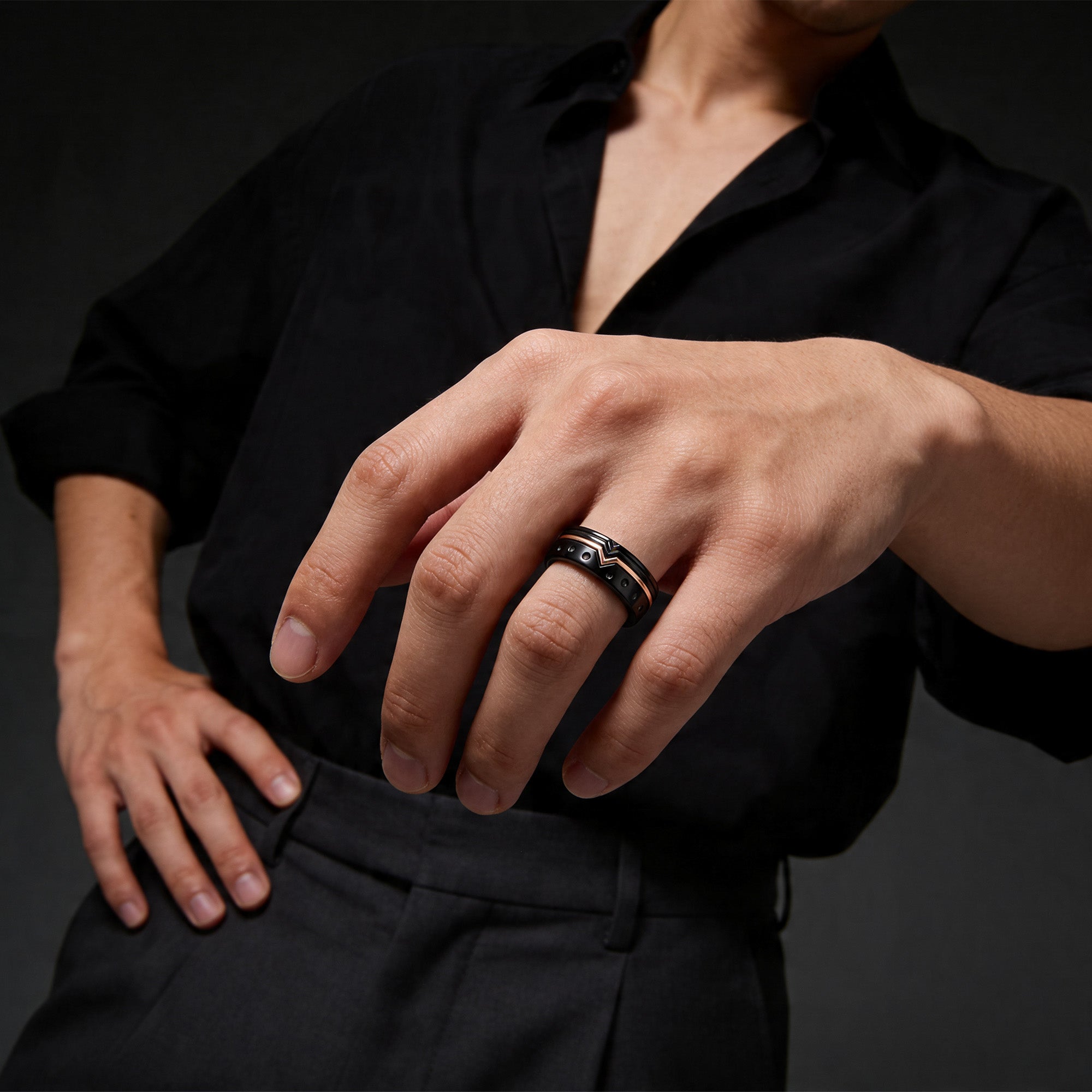 Apex Stealth Onyx Ring