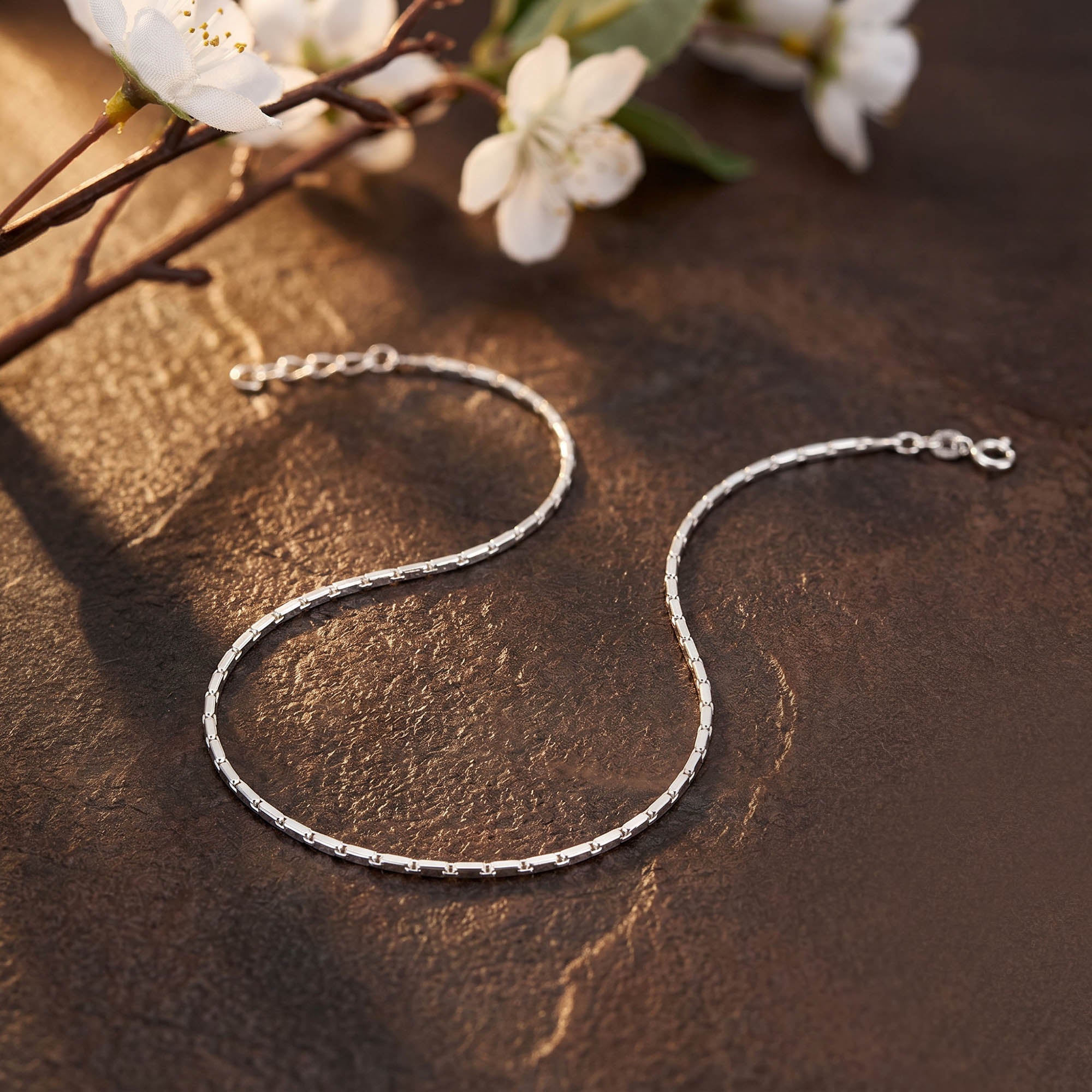 Dainty Curb Link Anklet