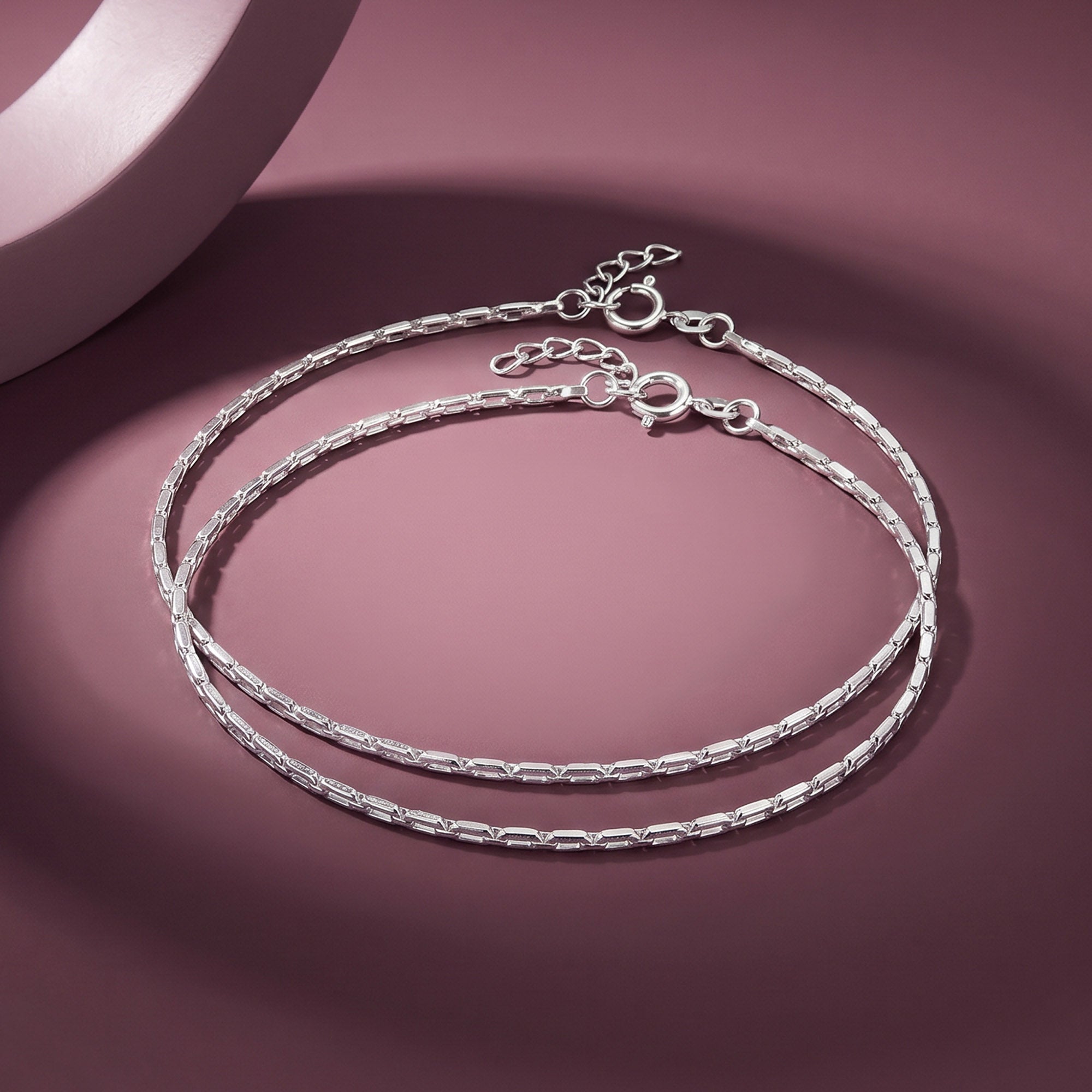 Dainty Curb Link Anklet