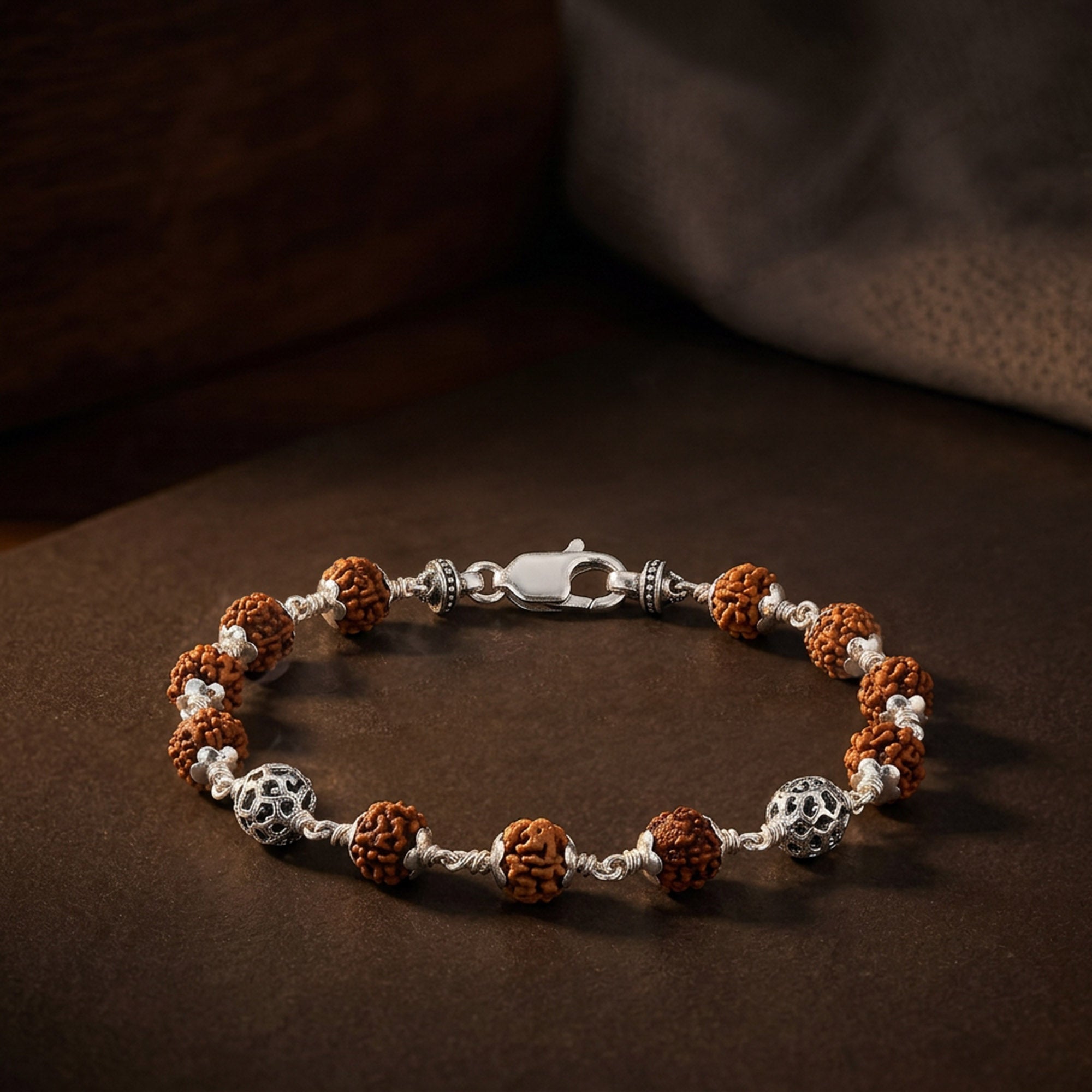 Sacred Rudraksha Men's Bracelet