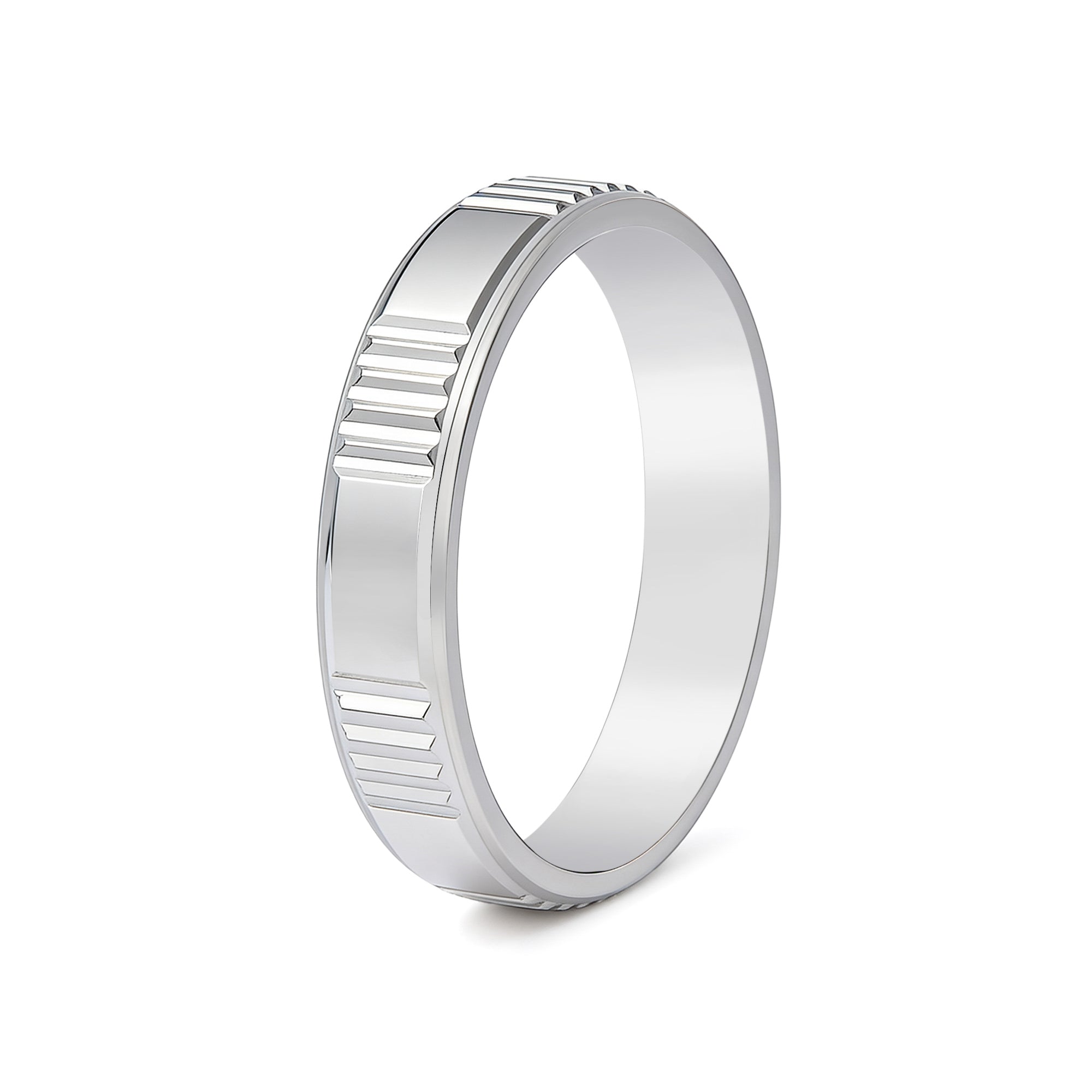 Fluted Men's Ring