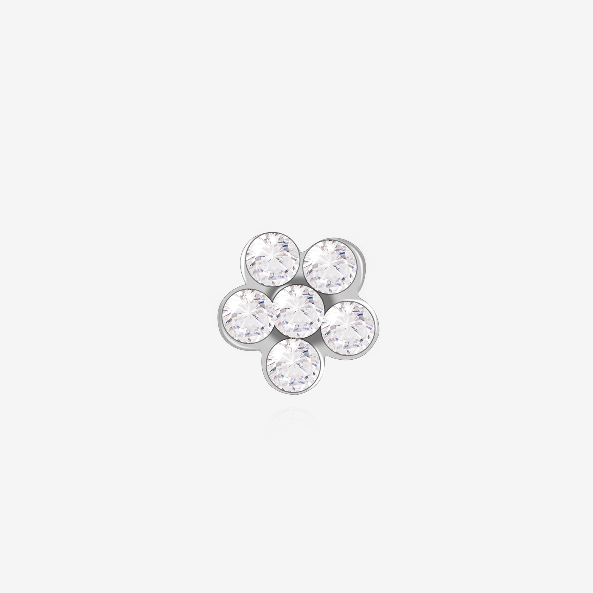 Petal Glow Nose Pin