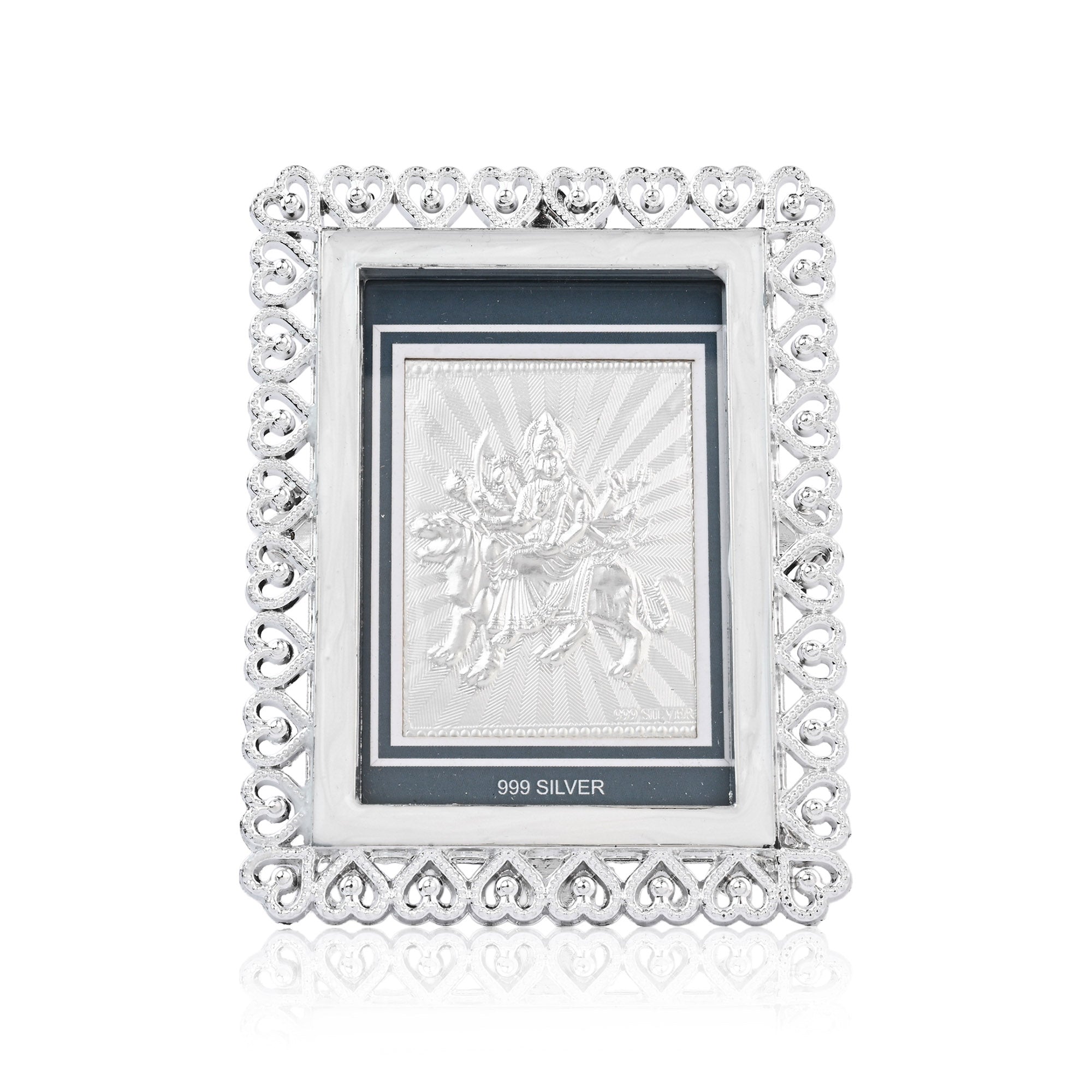 999 Silver Maa Durga Frame