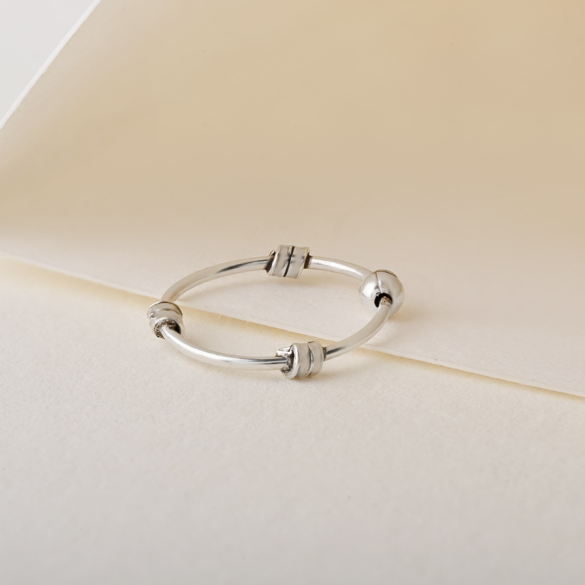 Oxidised Bali Nose Ring