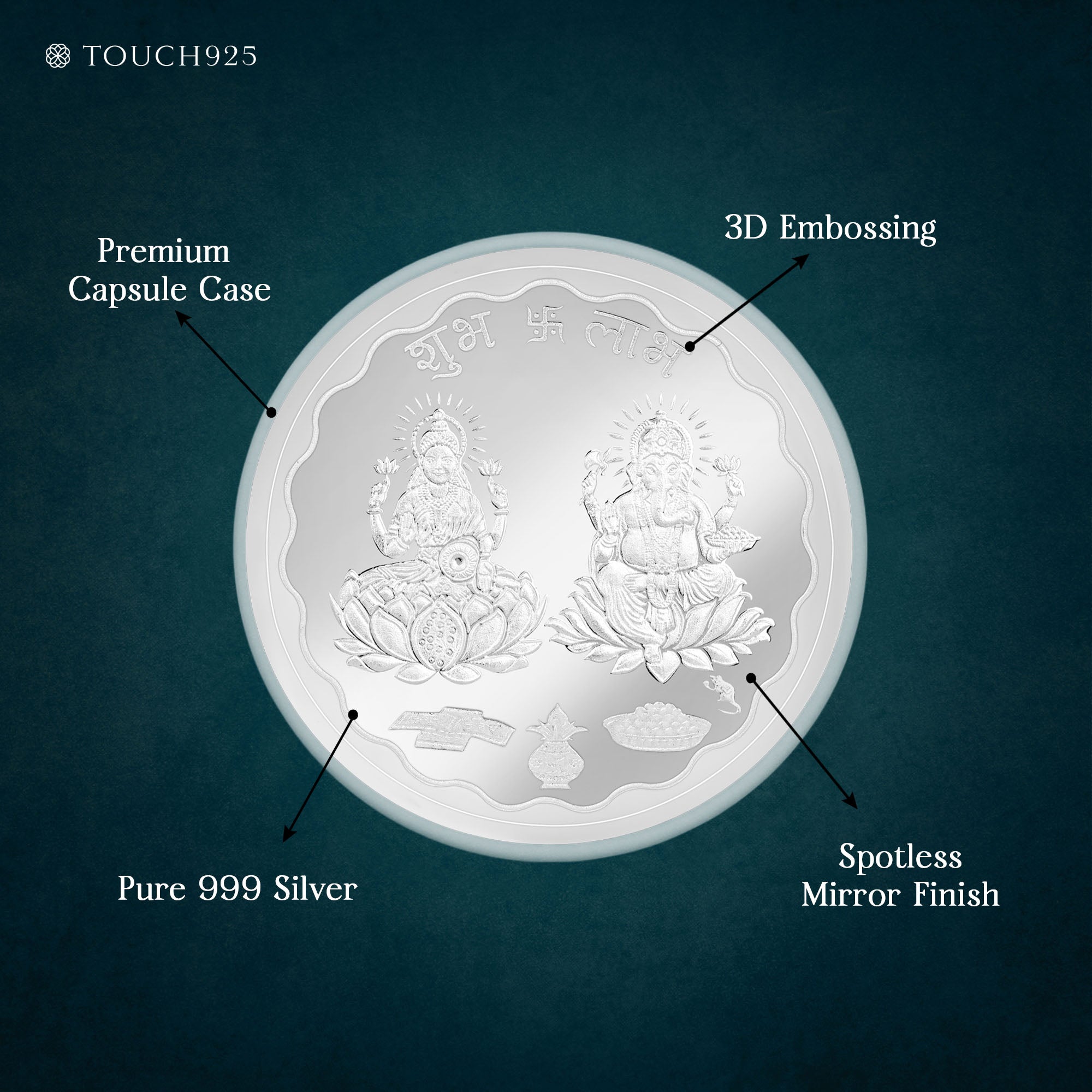 10-20g Laxmi Ganesh 999 Silver Coin