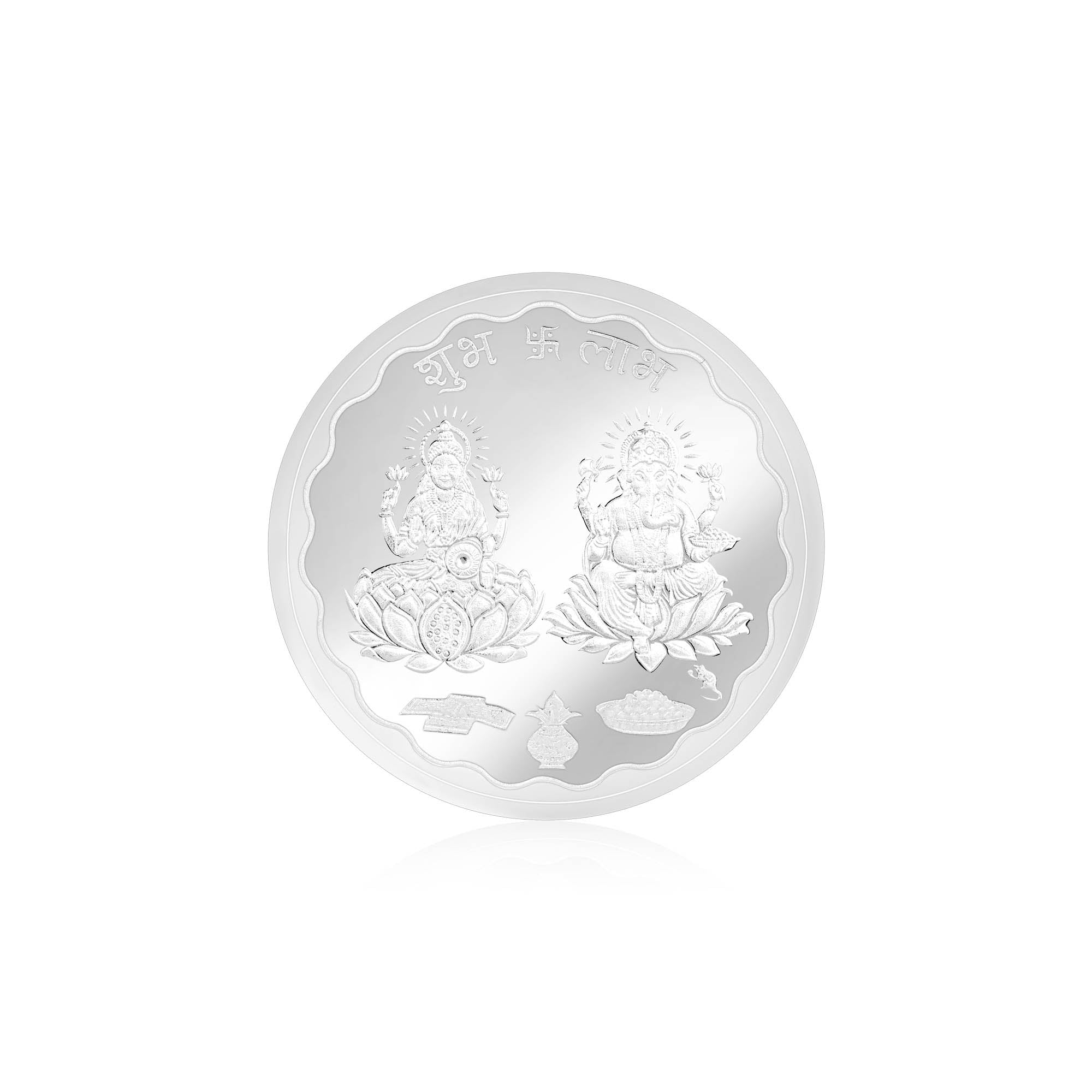 999 Silver Ganesh and Laxmi Coin - 20g