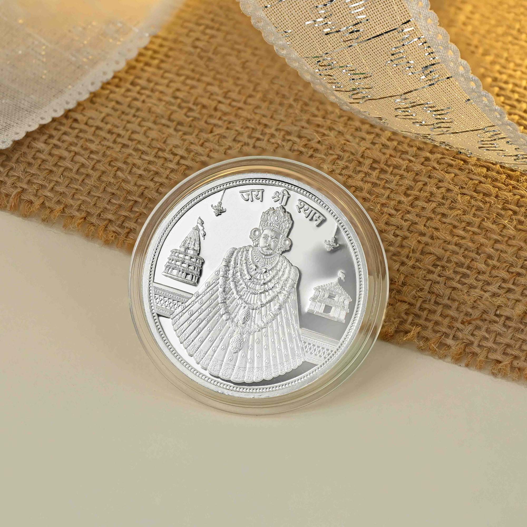 Pure 999 Silver 10g Shyam Baba Coin