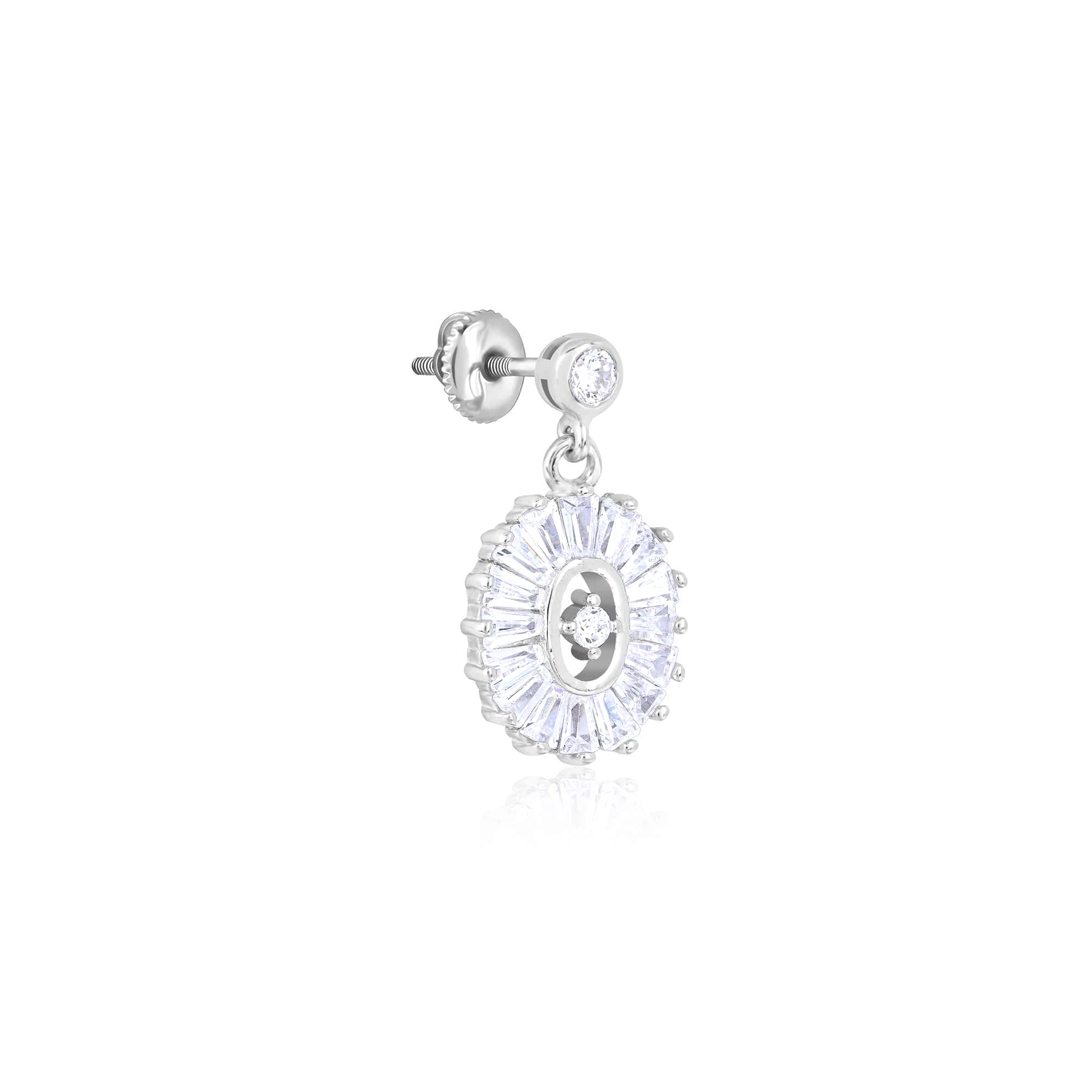 Radiant Oval Beads Earring