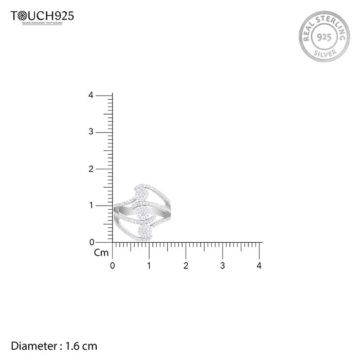 Celestial Circular Elegance Ring - Touch925