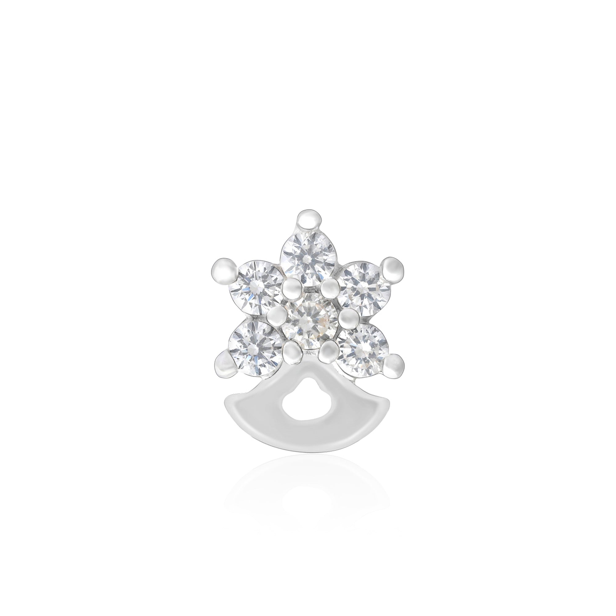 Mini Star Spark Silver Nose Pin