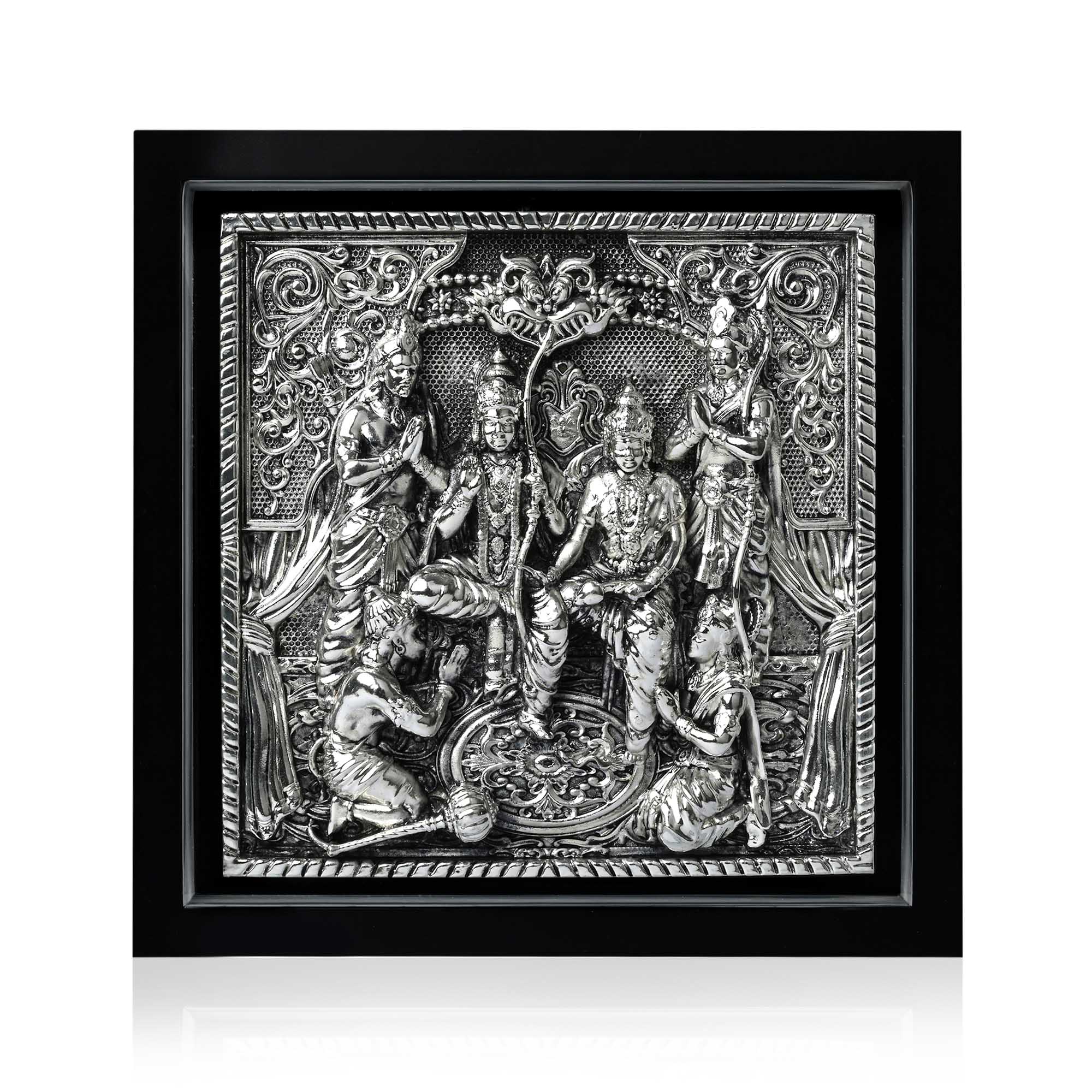 999 Silver Plated Ram Darbar LED Frame