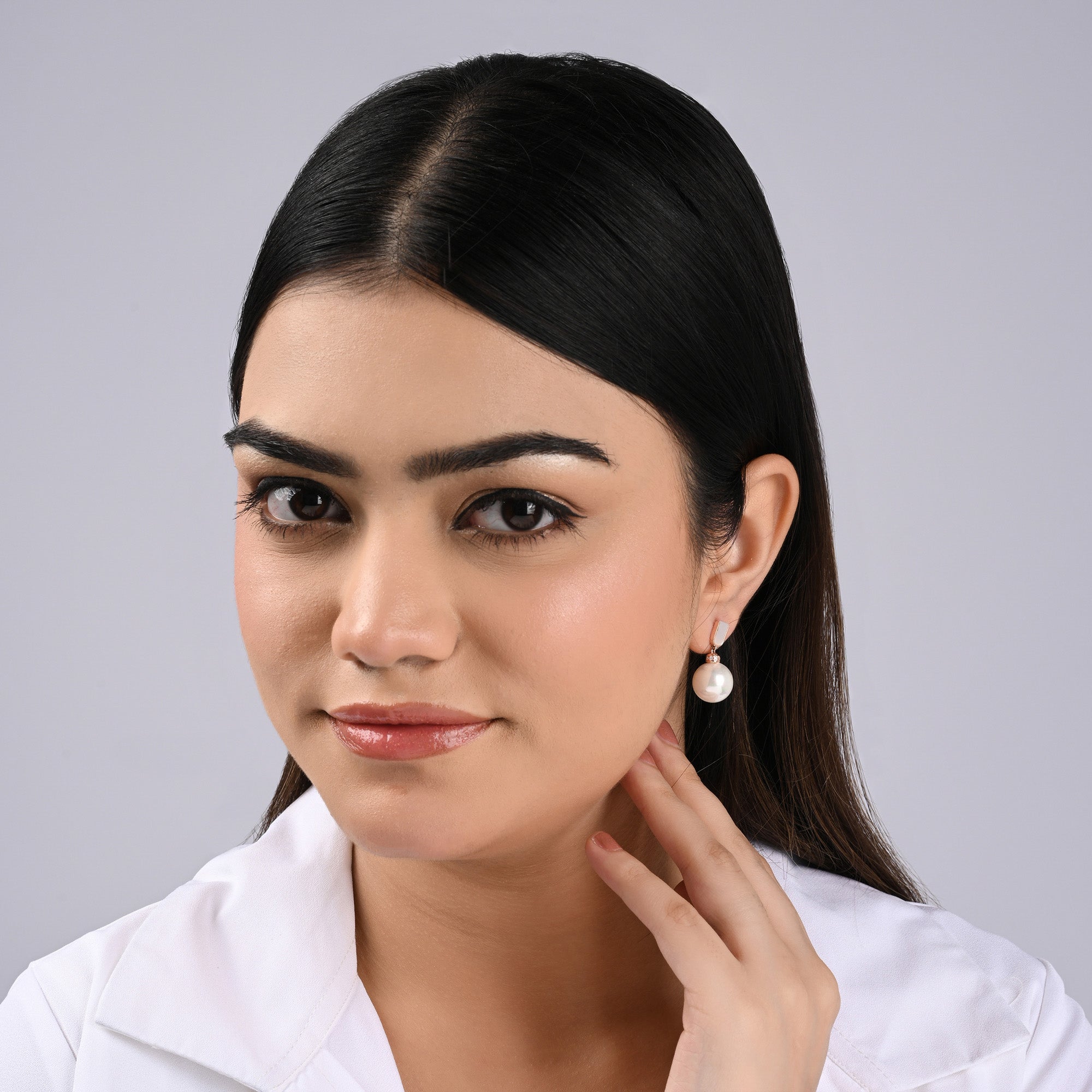silver earring