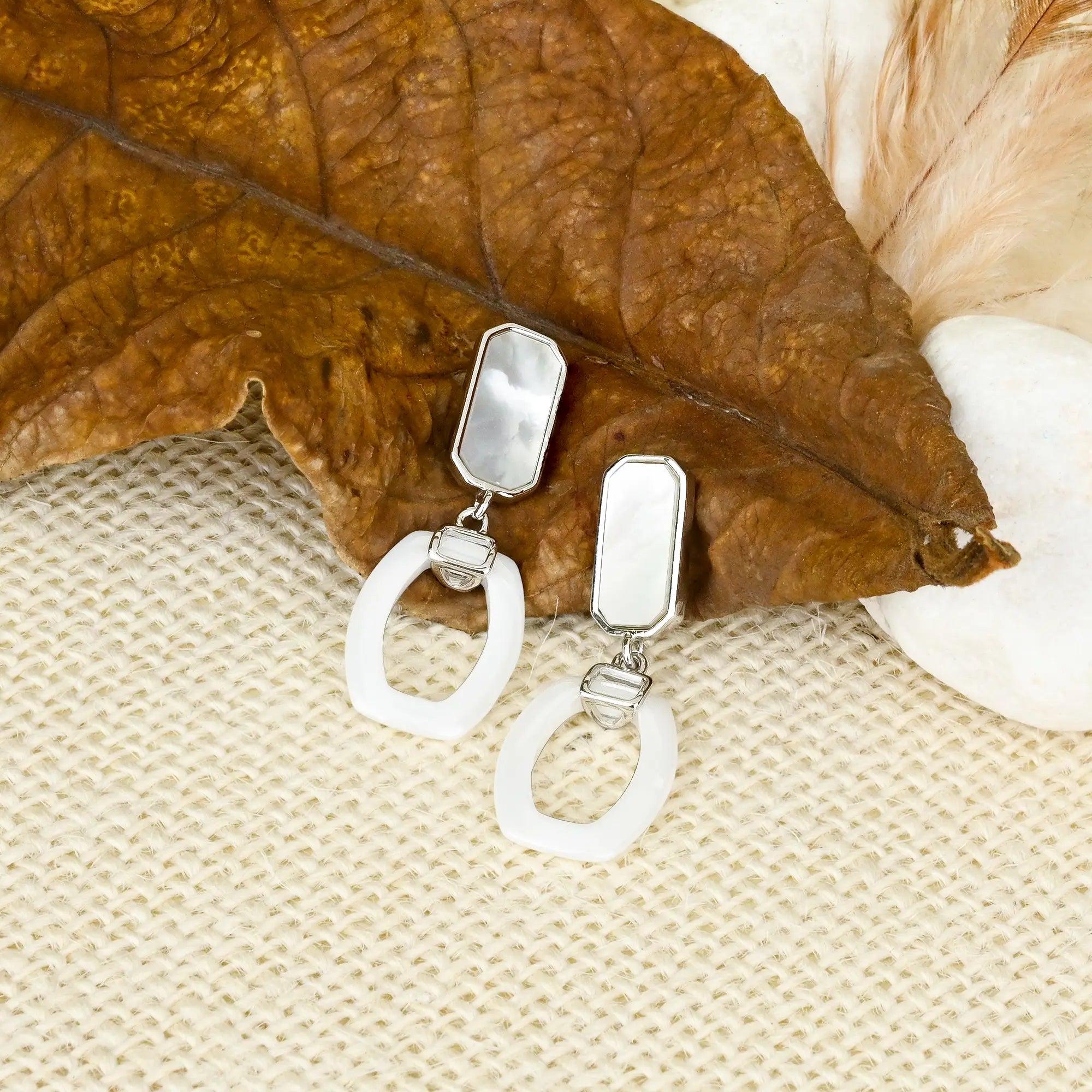 silver earring