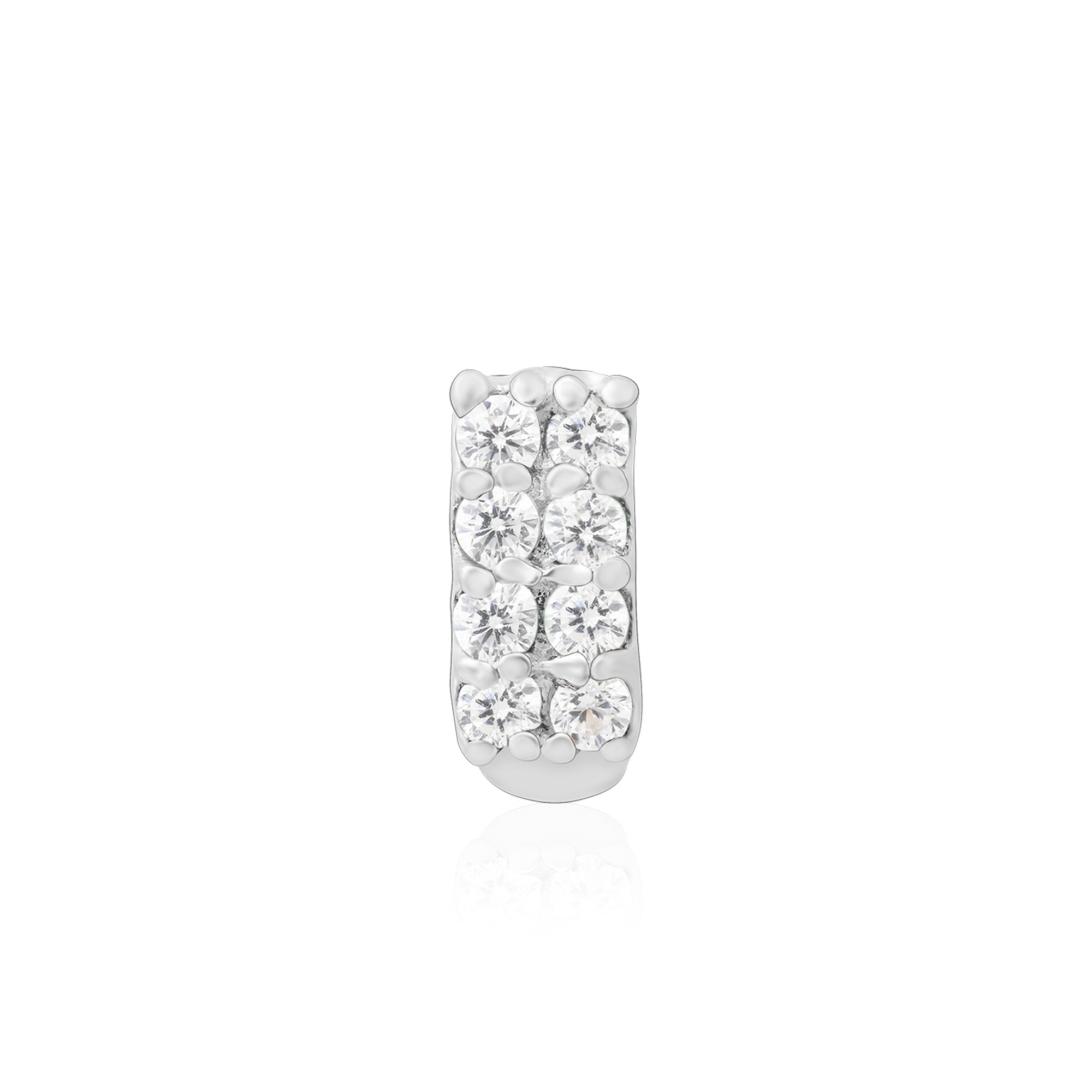 Radiant Silver Nose Pin