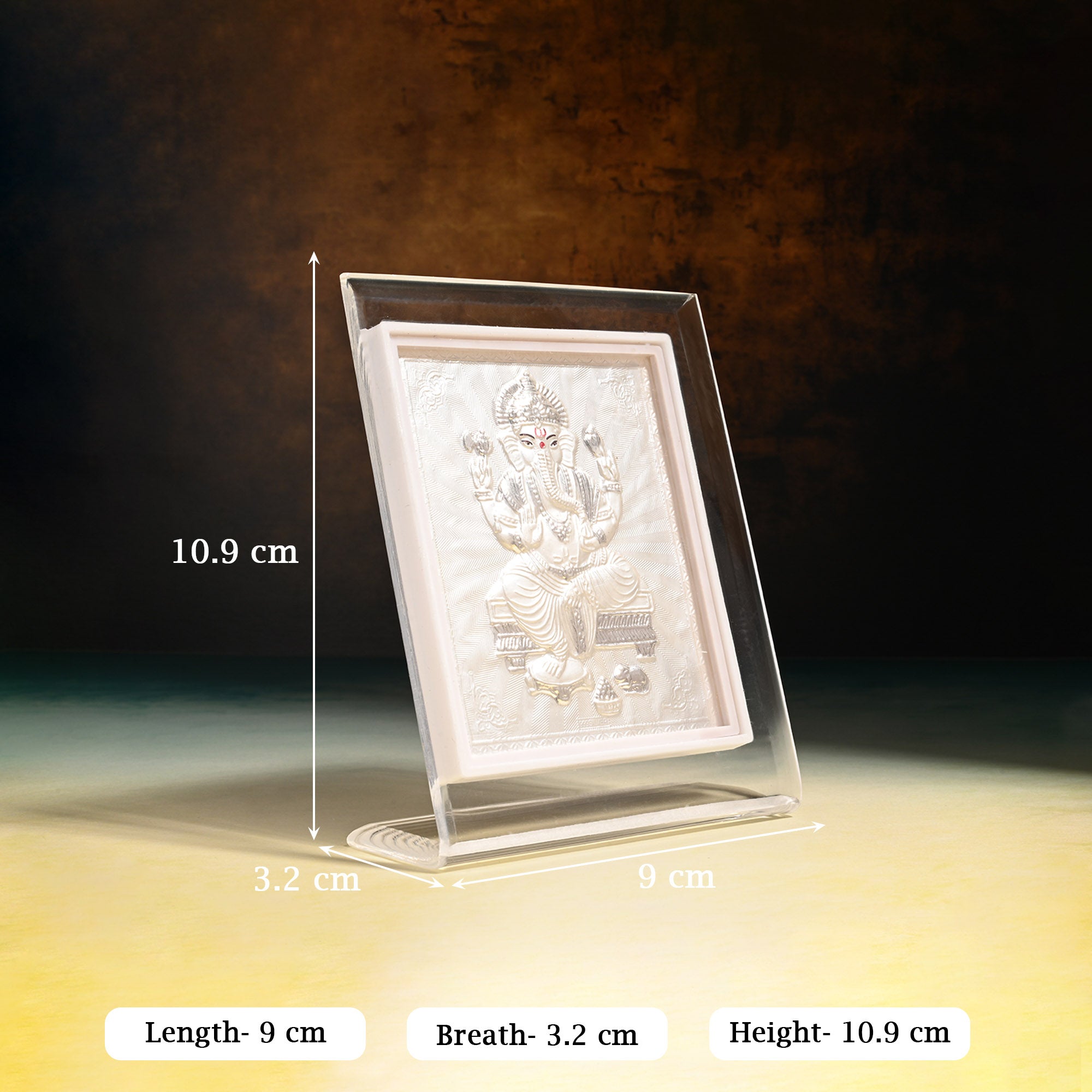 999 Pure Silver Lord Ganesh Frame