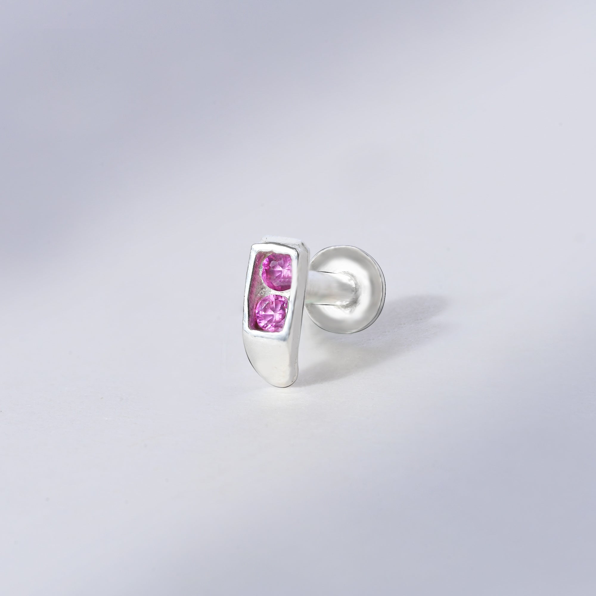 Classic Bar Silver Nose Pin