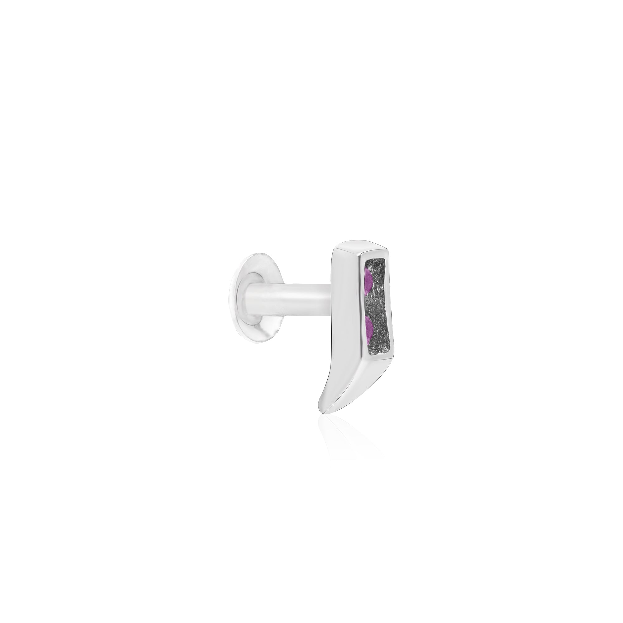 Classic Bar Silver Nose Pin
