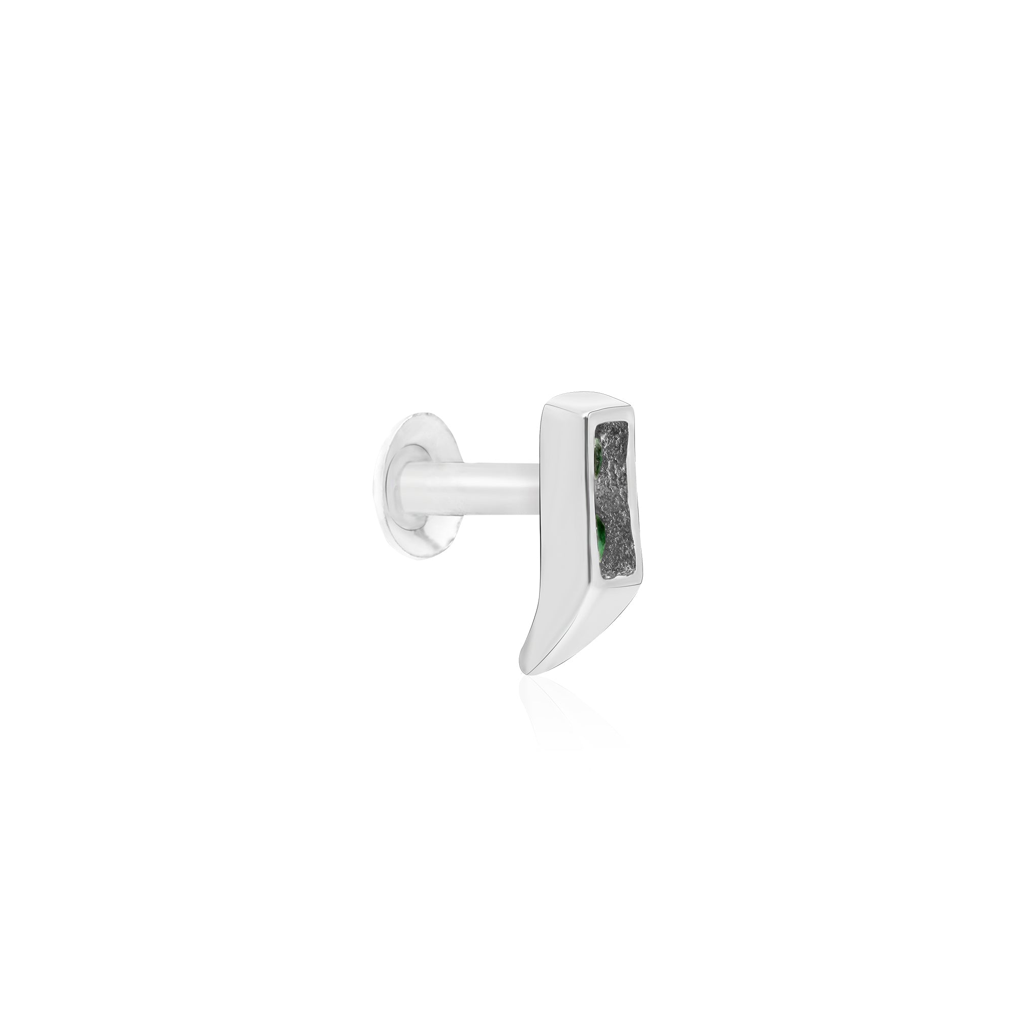 Classic Bar Silver Nose Pin