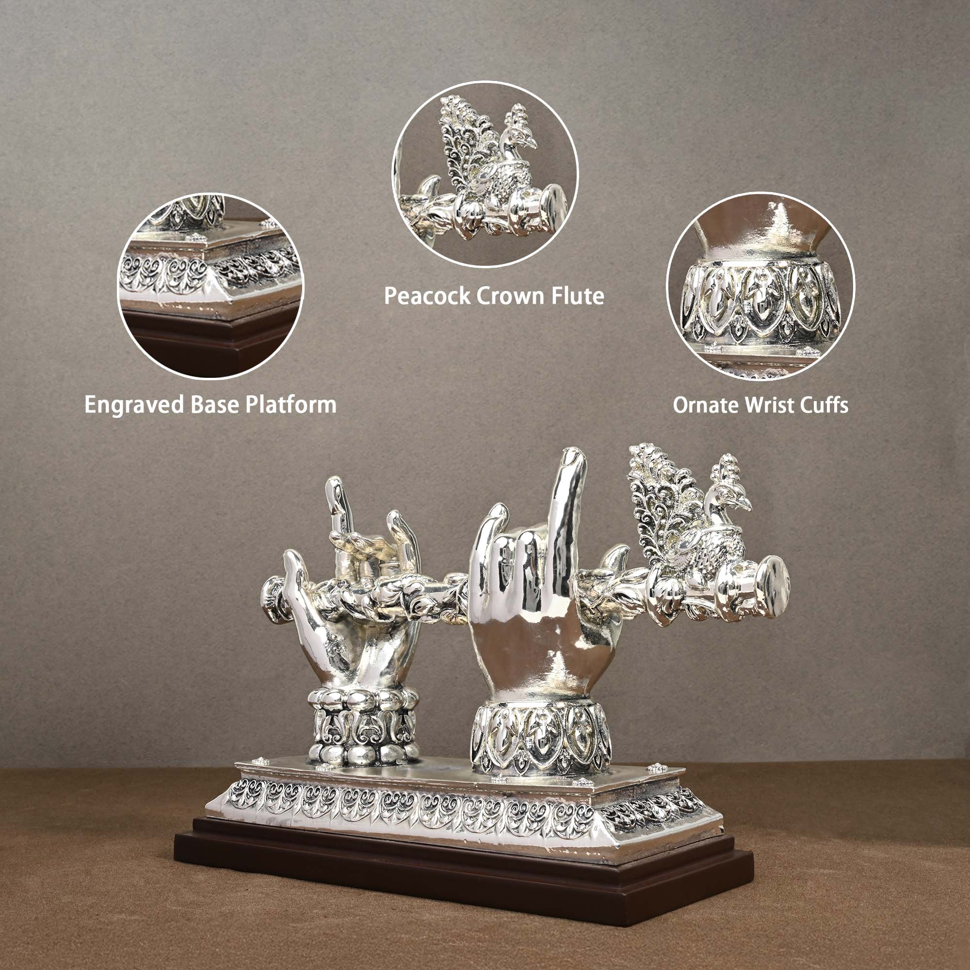 999 Silver Plated Krishna Bansuri