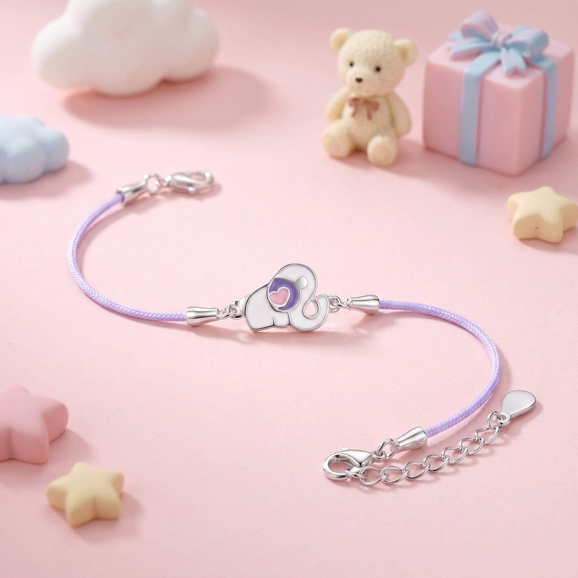 Purple Elephant Kids Rakhi