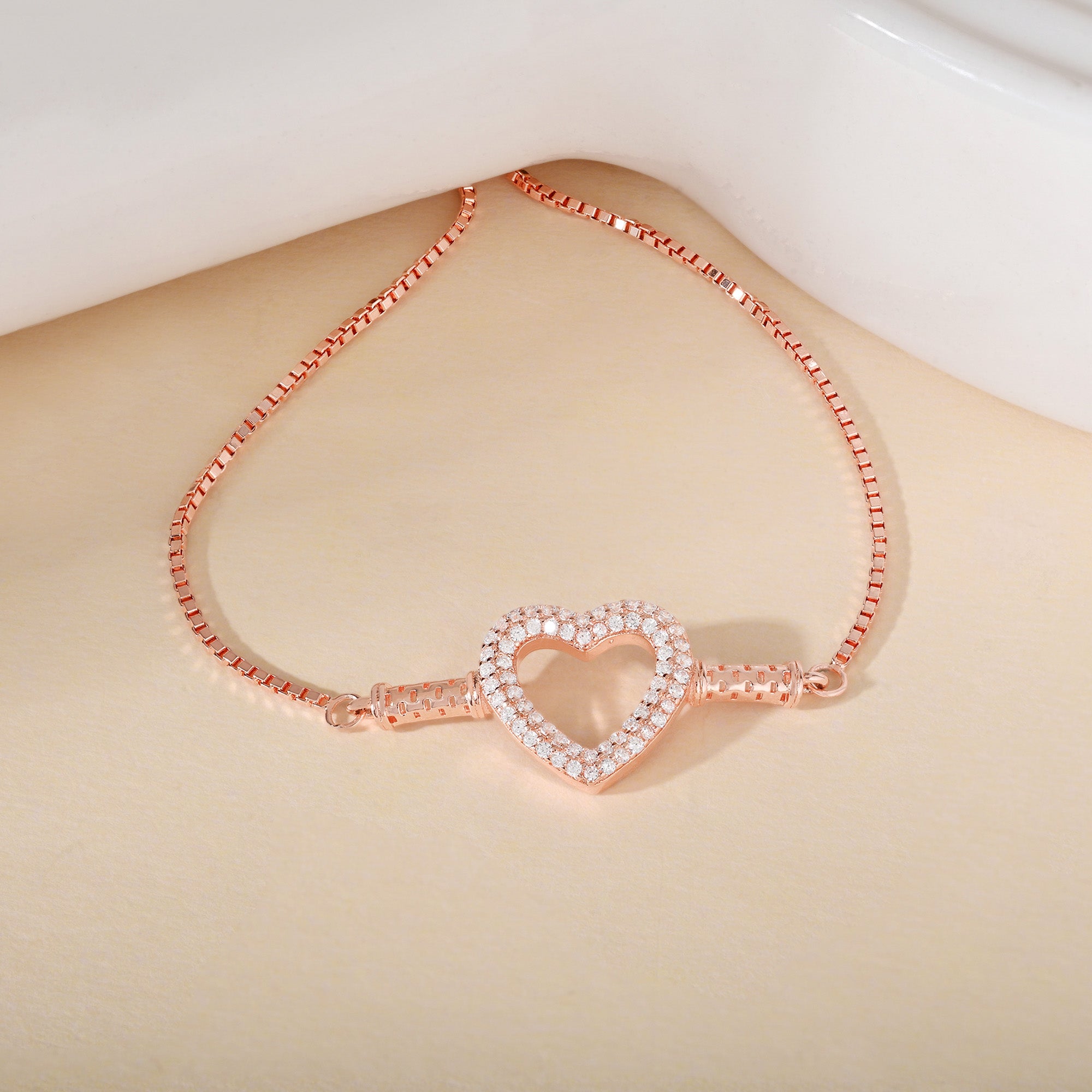 Eternal Heart Adjustable Bracelet