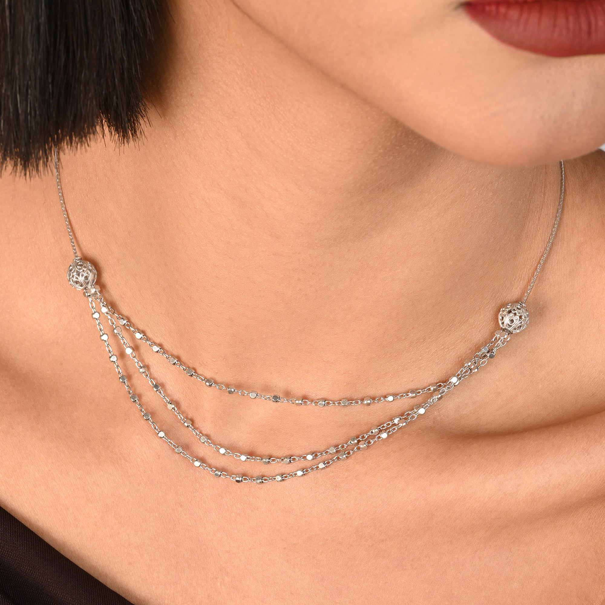 Silver Filigree Necklace