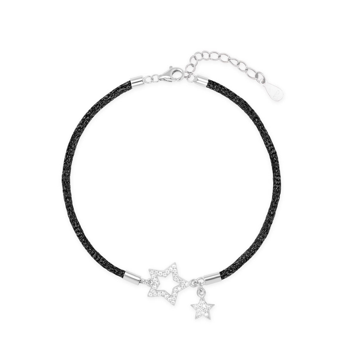 Two Star Silver Bracelet – Touch925 Silver Jewellery