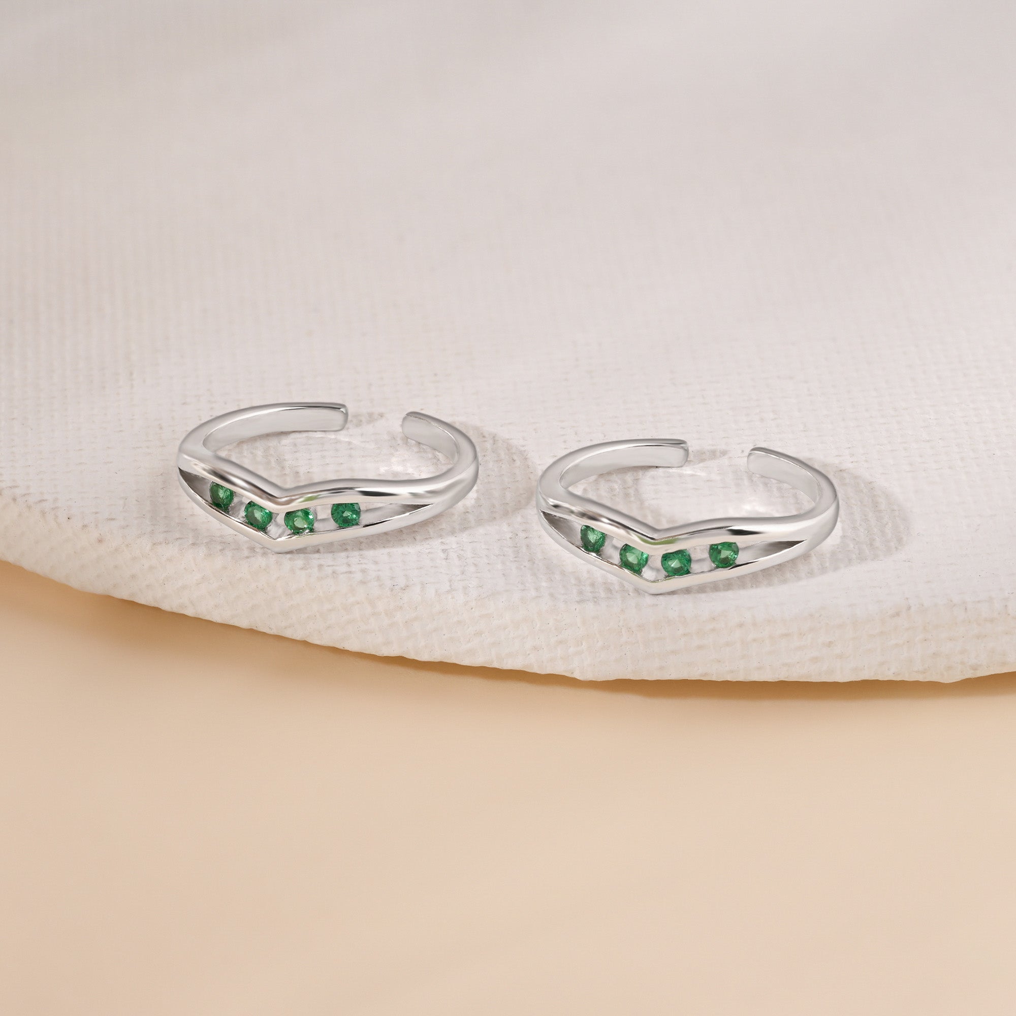 Sparkle Toe Rings