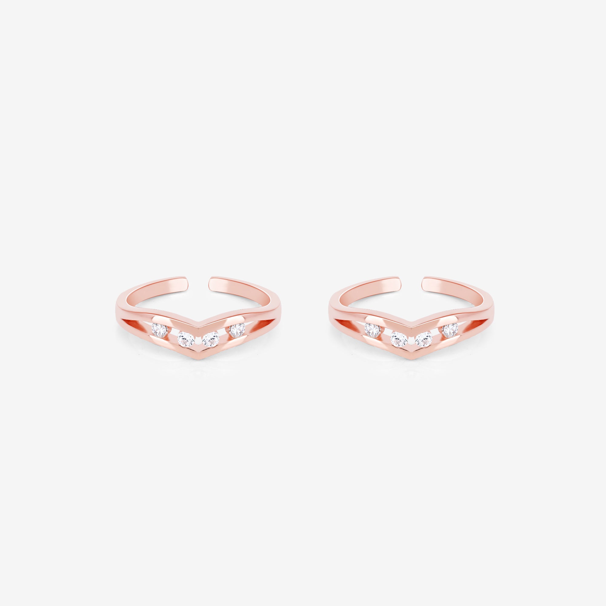 Sparkle Toe Rings