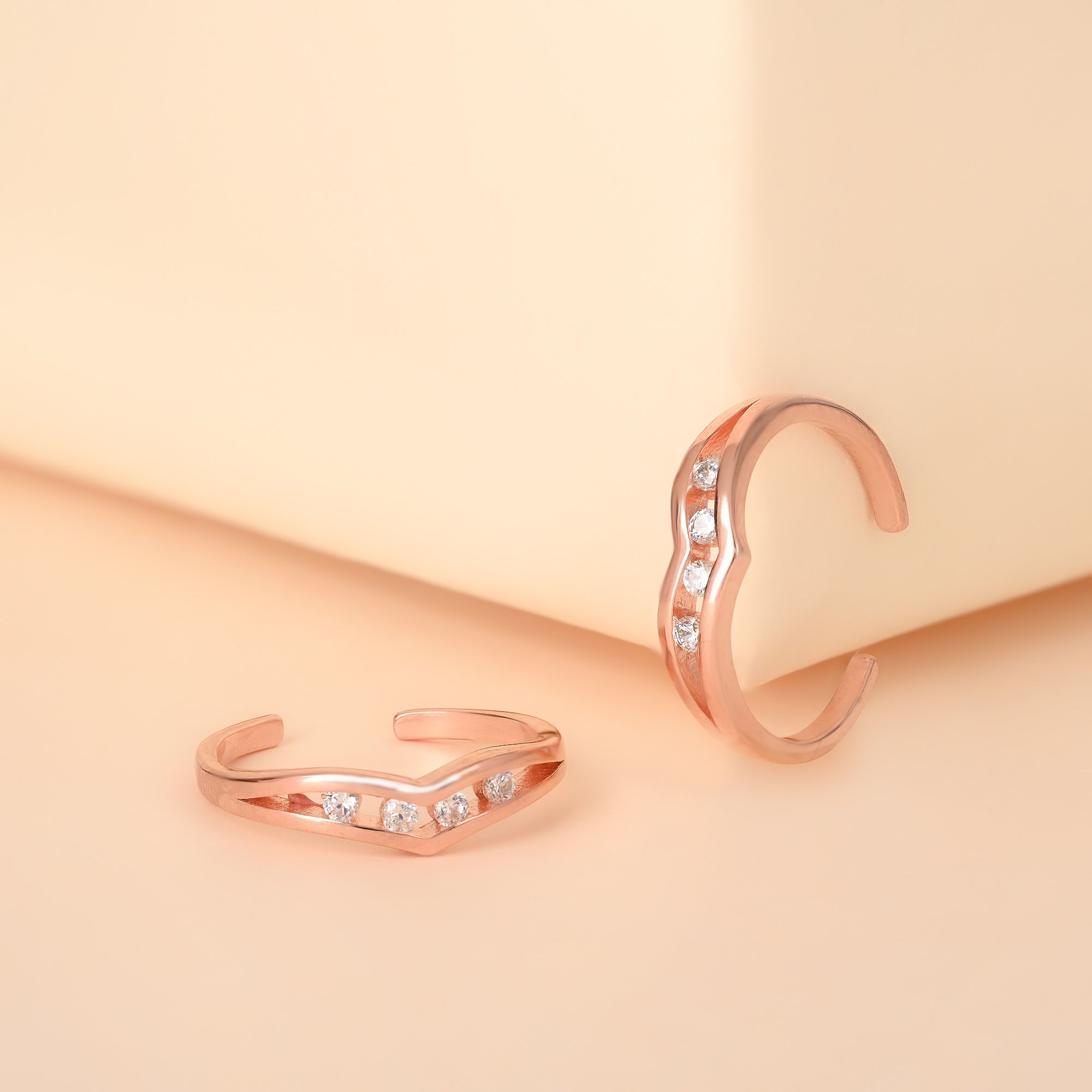 Sparkle Toe Rings