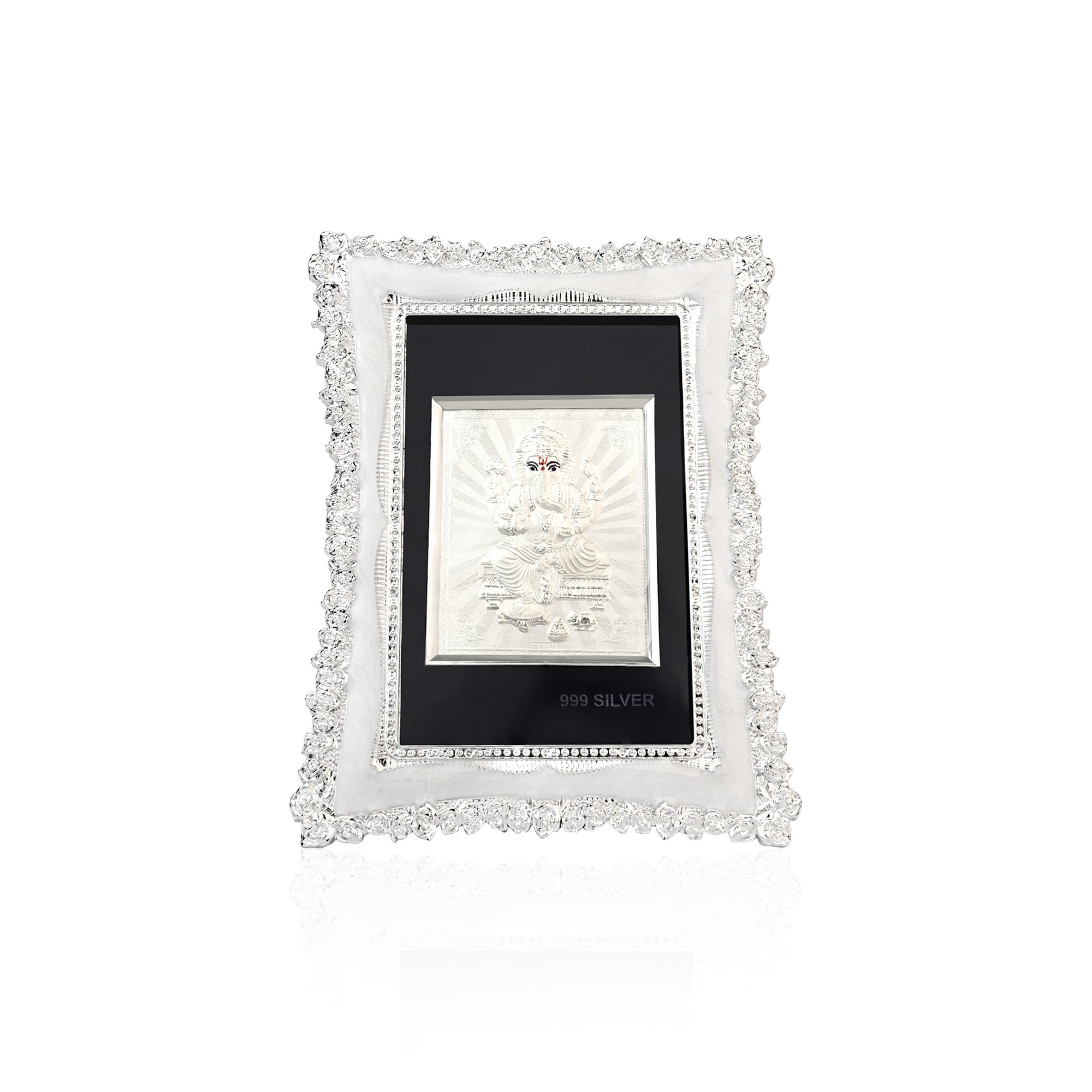 999 Silver Ganesha Frame