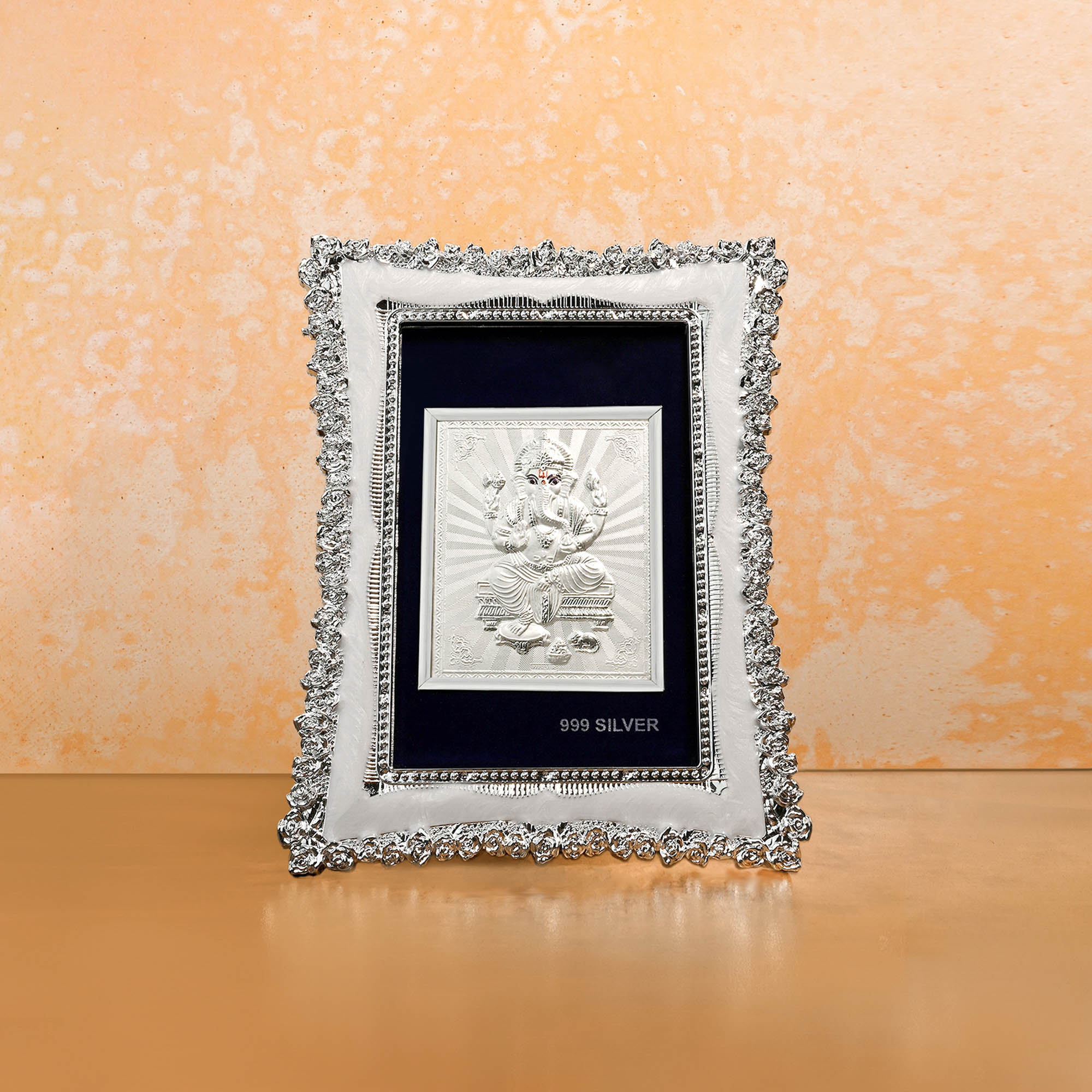 999 Silver Ganesha Frame
