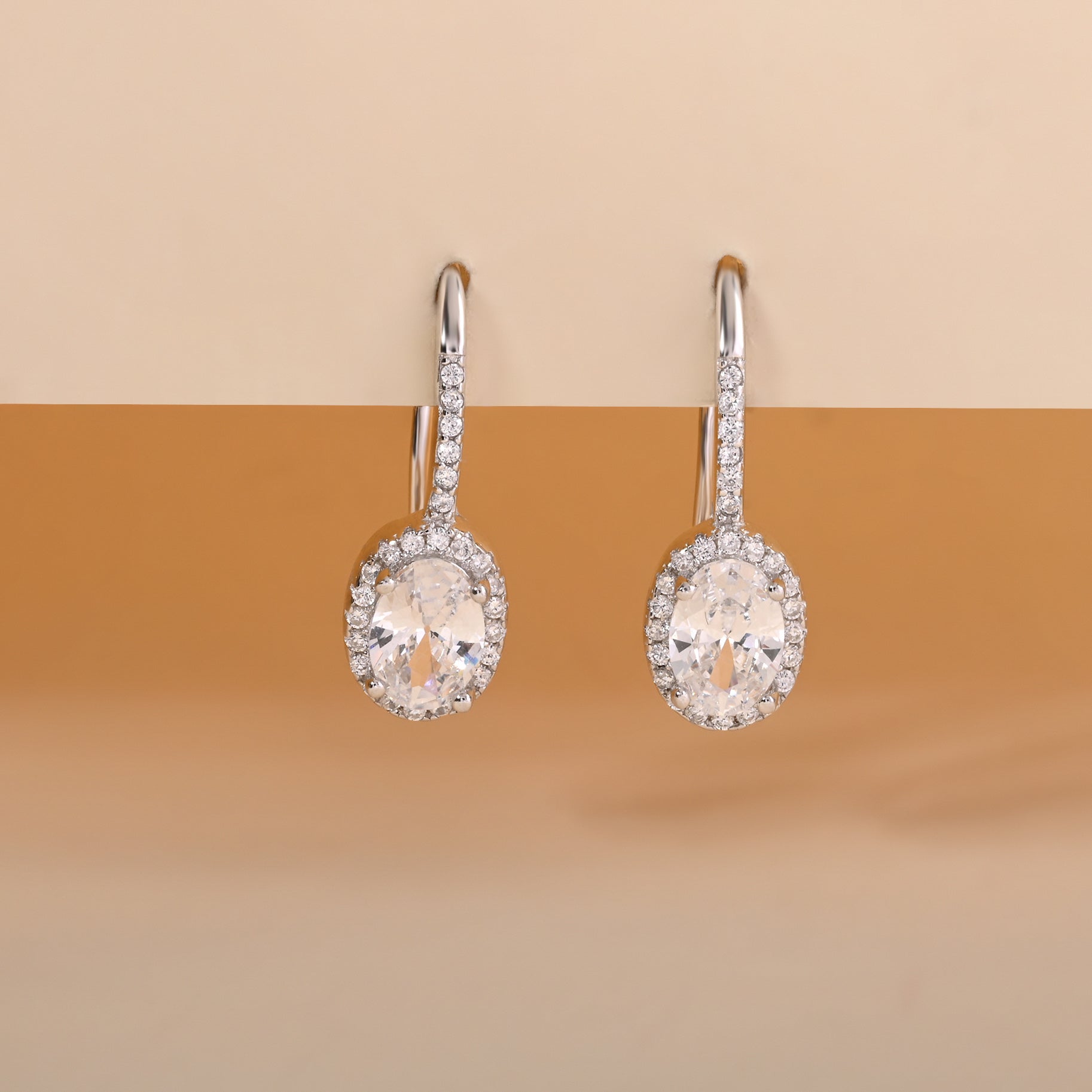 silver earrings