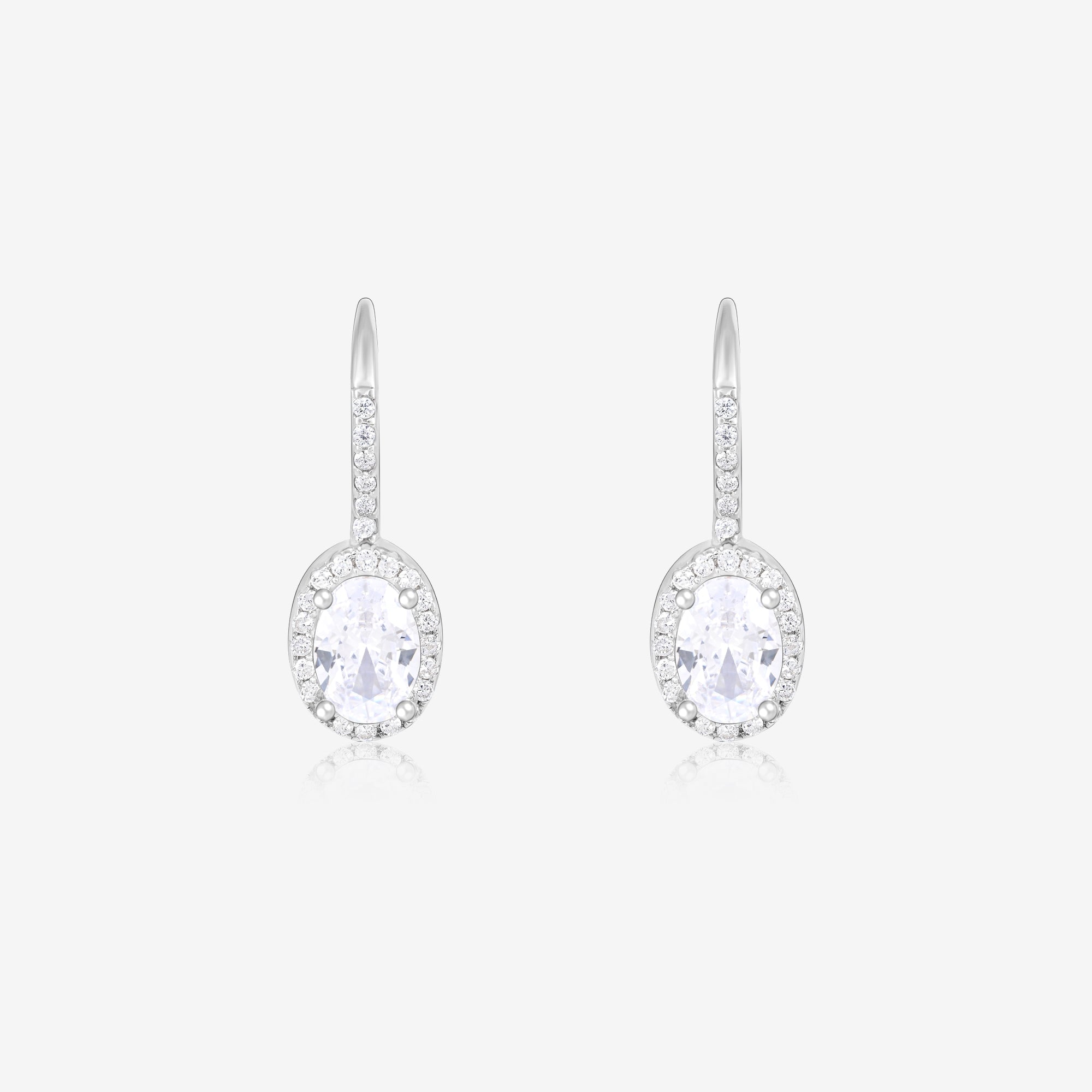 silver earrings